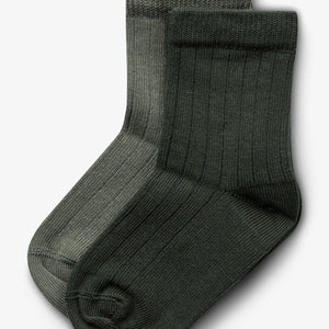 Socken 2er-Pack - Little - Green/Dark Green