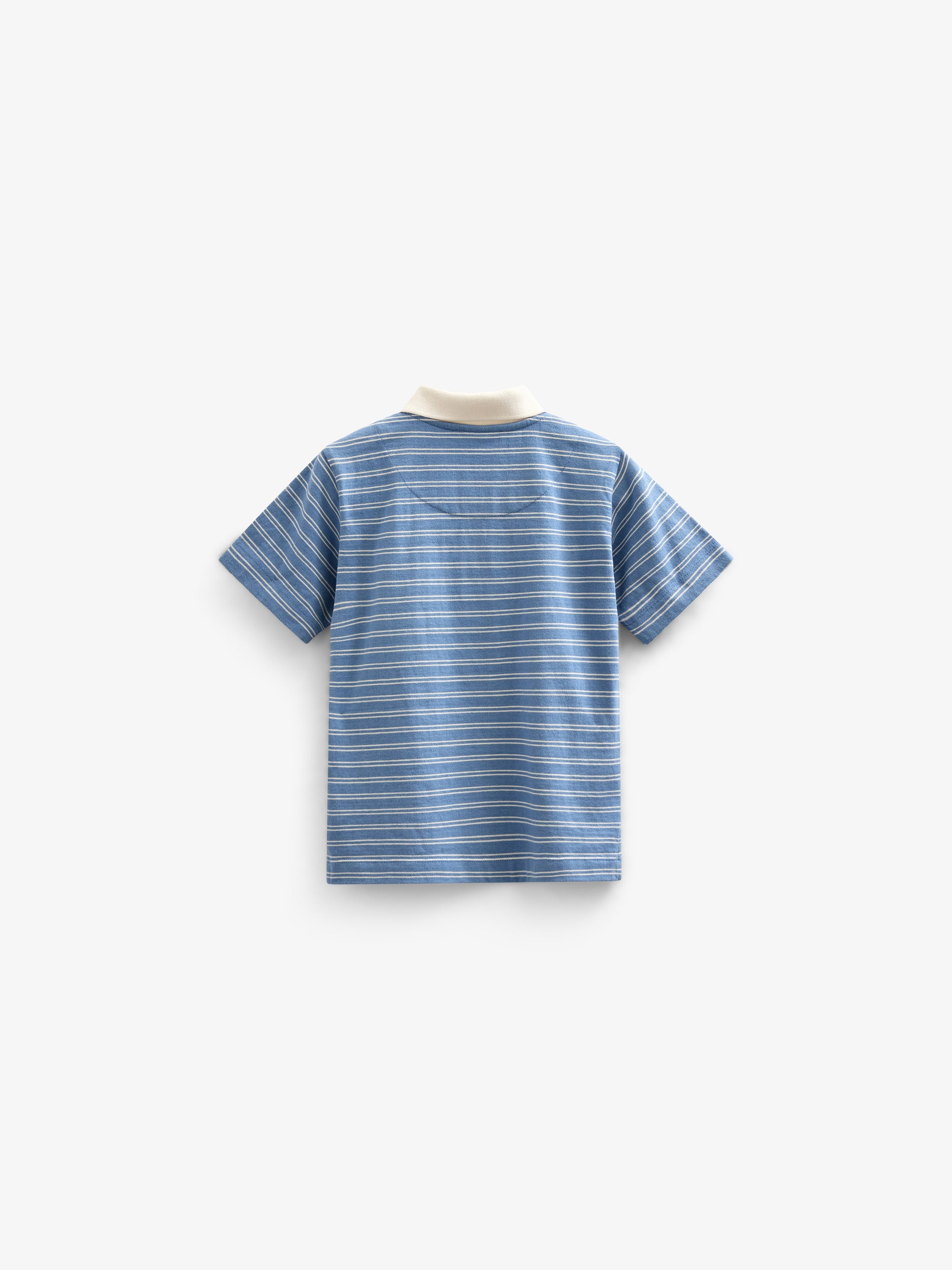 Gestreiftes Jersey-Poloshirt - Tween - Dusty Blue | 101176 Otto