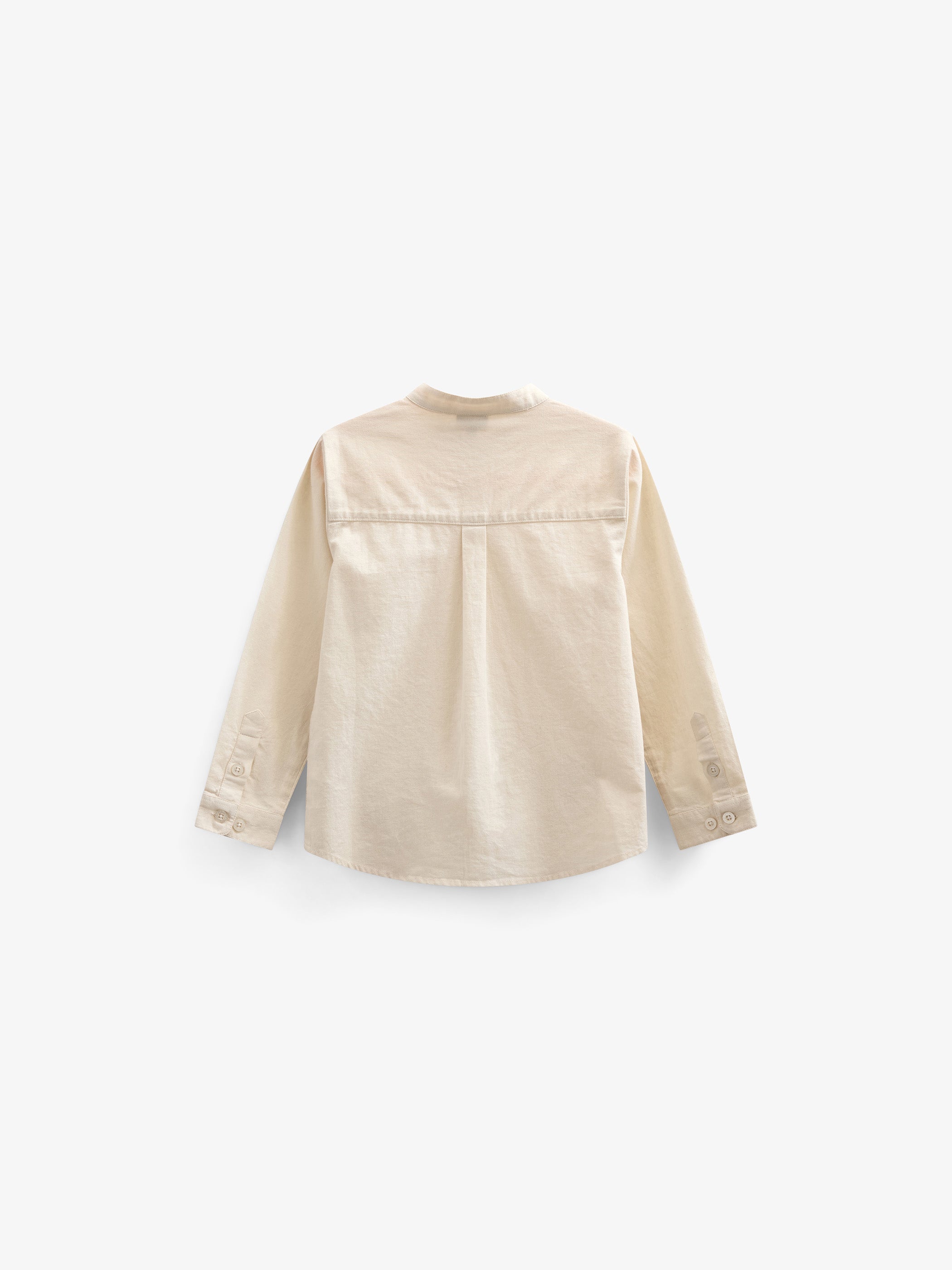 Leinenmix Hemd mit Stehkragen - Tween - Offwhite | 101202 Lucca
