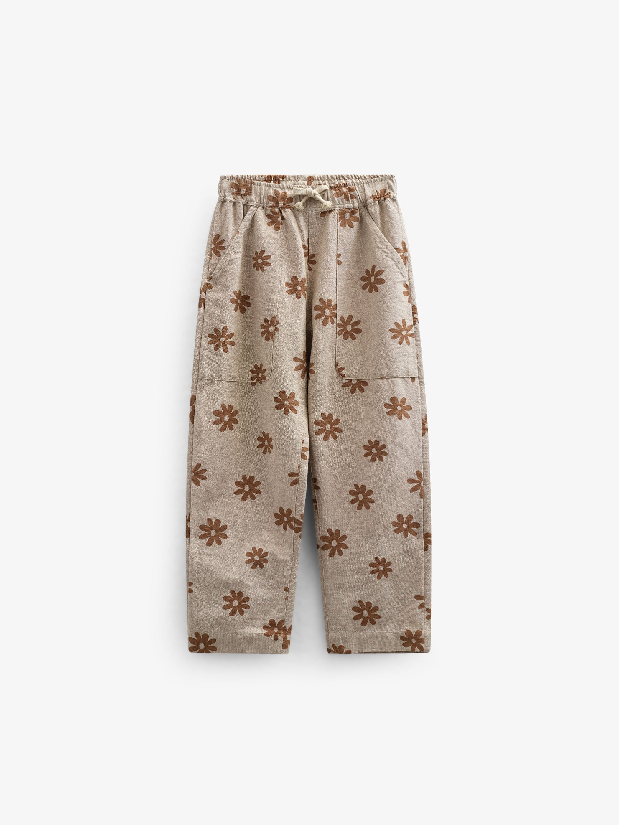 Bedruckte Baumwollhose - Kids - Sand | 101207 Molly