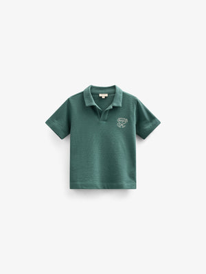 Strukturiertes Jersey-Poloshirt - Kids - Tropical Green | 101215 Sonny