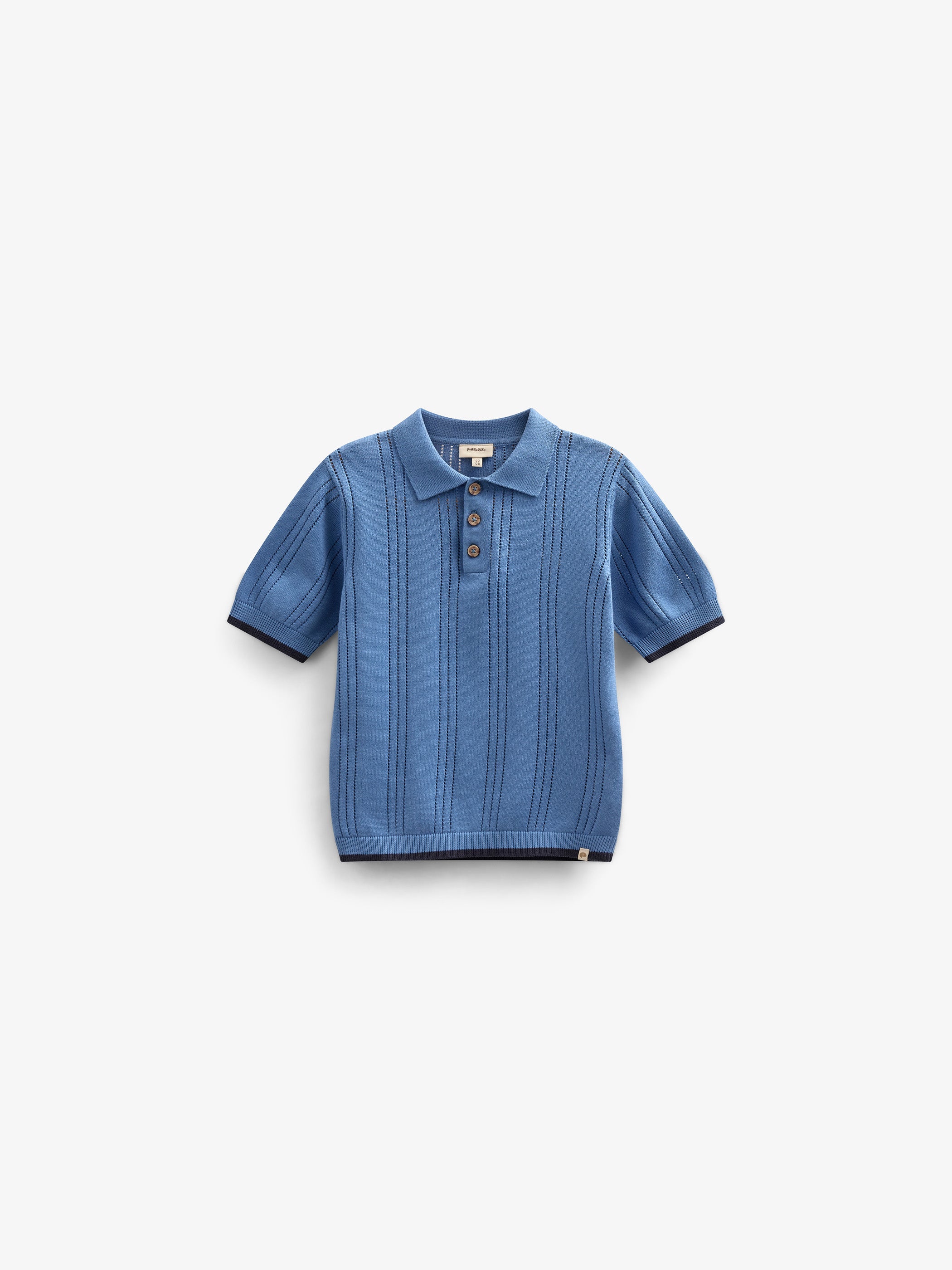 Gestricktes Polo für Jungen - Kids - Dusty Blue | 101243 Dylan