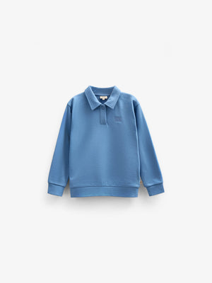 Polo-Sweatshirt - Kids - Dusty Blue | 101253 Carter