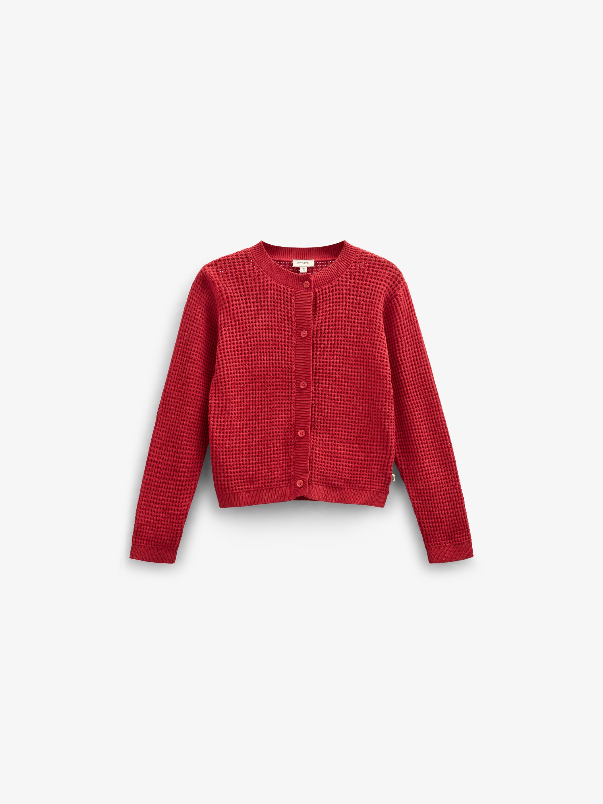 Baumwoll-Strickjacke - Kids - Cherry Red | 101269 Katie
