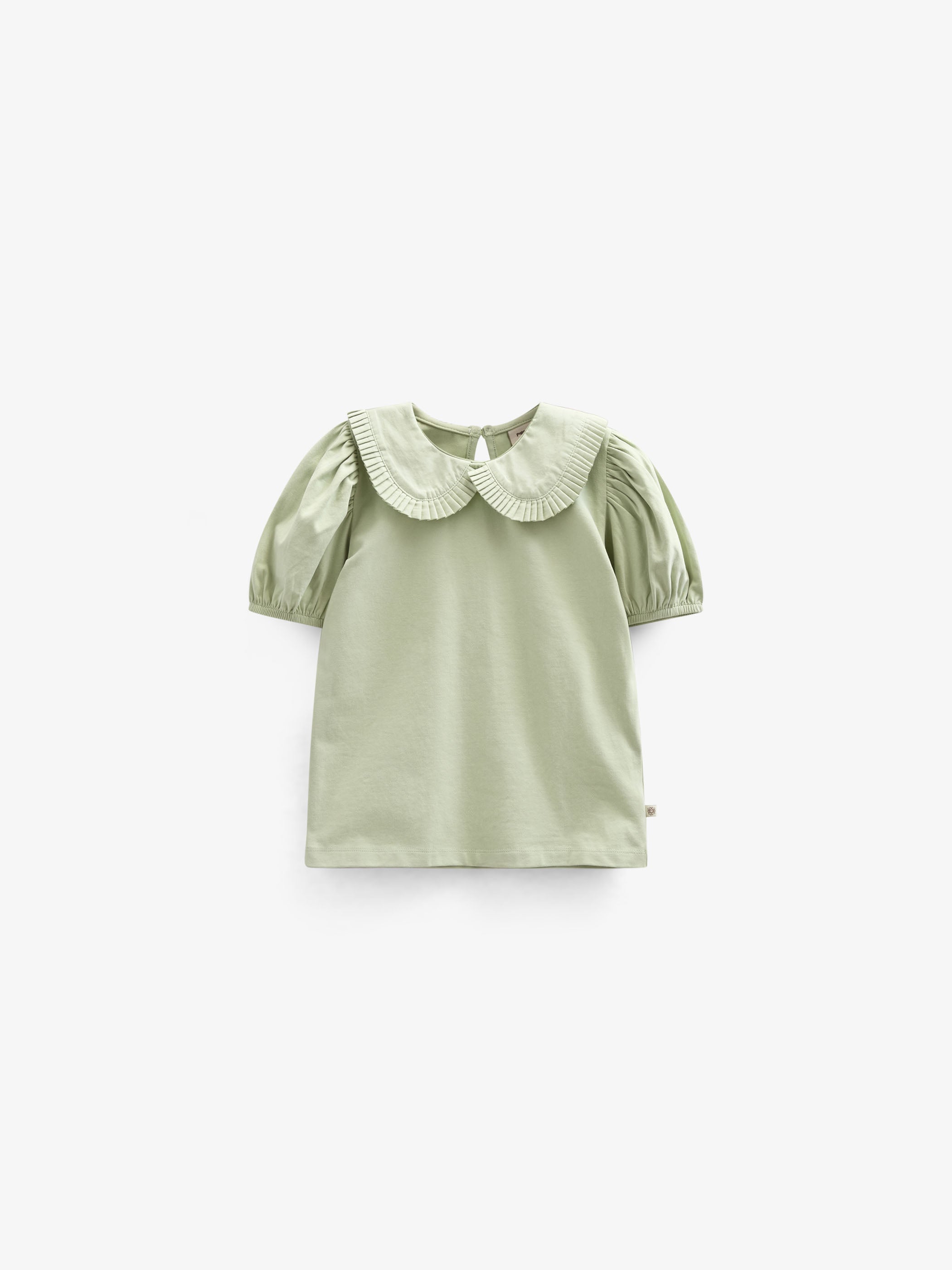 Jerseybluse mit Kragen - Tween - Powder Green | 101280 Nini