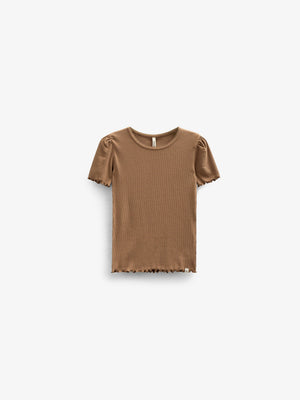 T-Shirt aus Modalripp - Tween - Coconut | 101301 Lottie