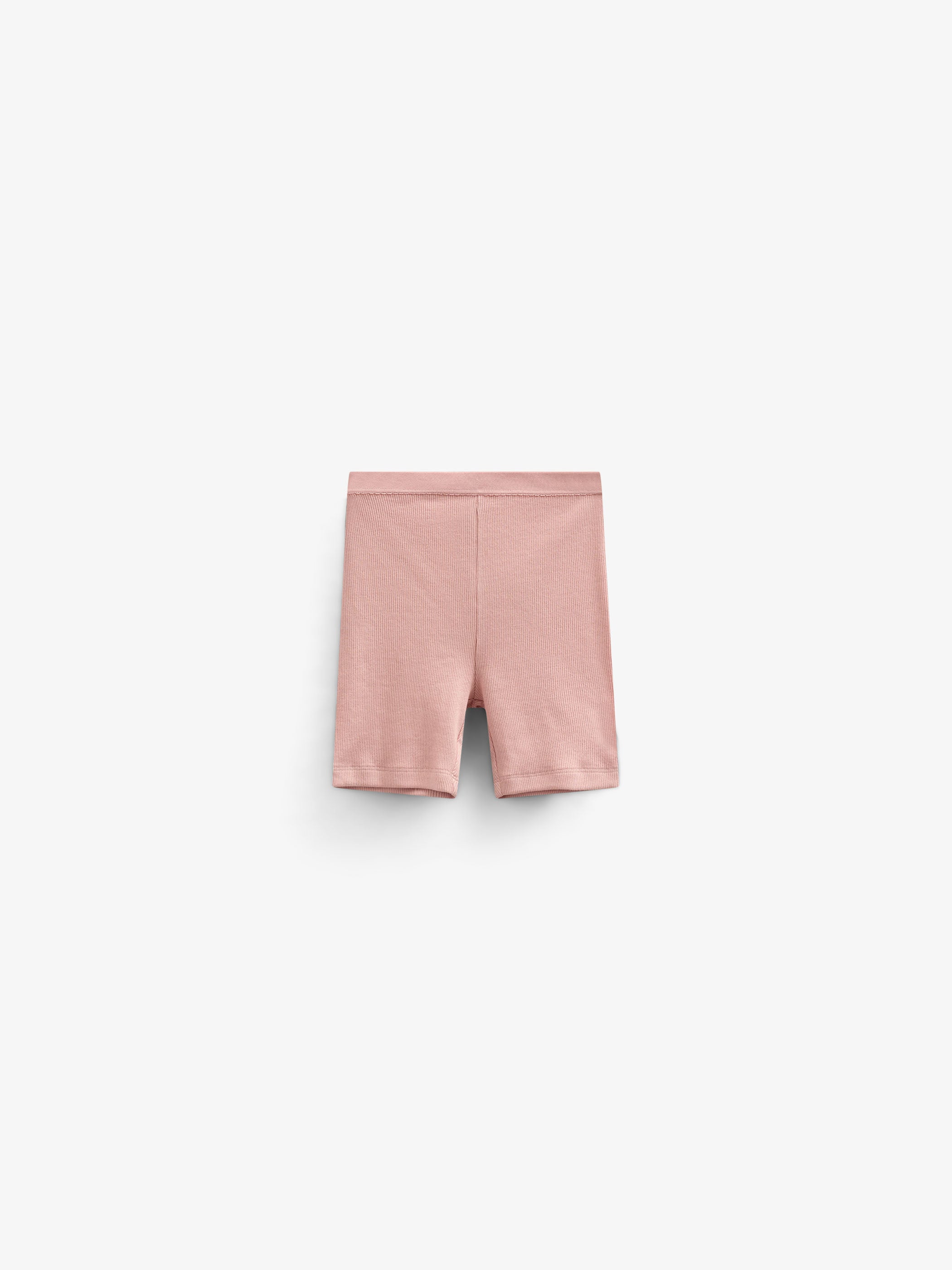 Kurze Shorts aus Modalripp - Kids - Rose Tan | 101314 Lottie