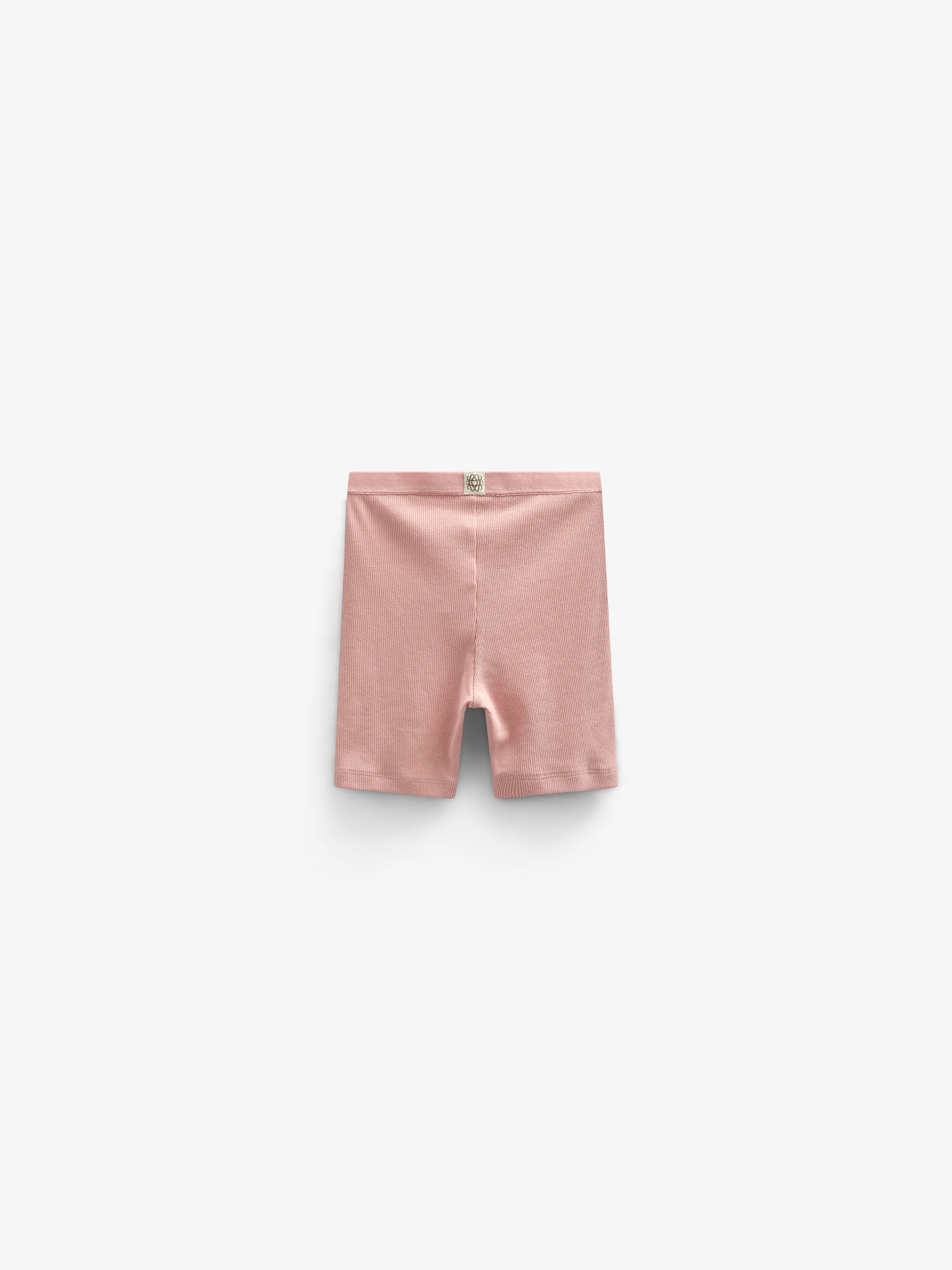 Kurze Shorts aus Modalripp - Kids - Rose Tan | 101314 Lottie