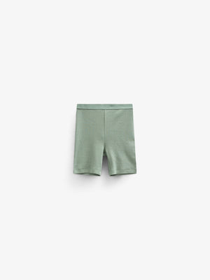 Kurze Shorts aus Modalripp - Tween - Dusty Green | 101319 Lottie