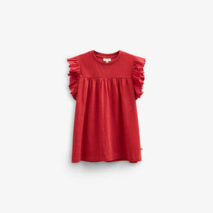 Jerseybluse - Kids - Cherry Red | 101328 Lucia
