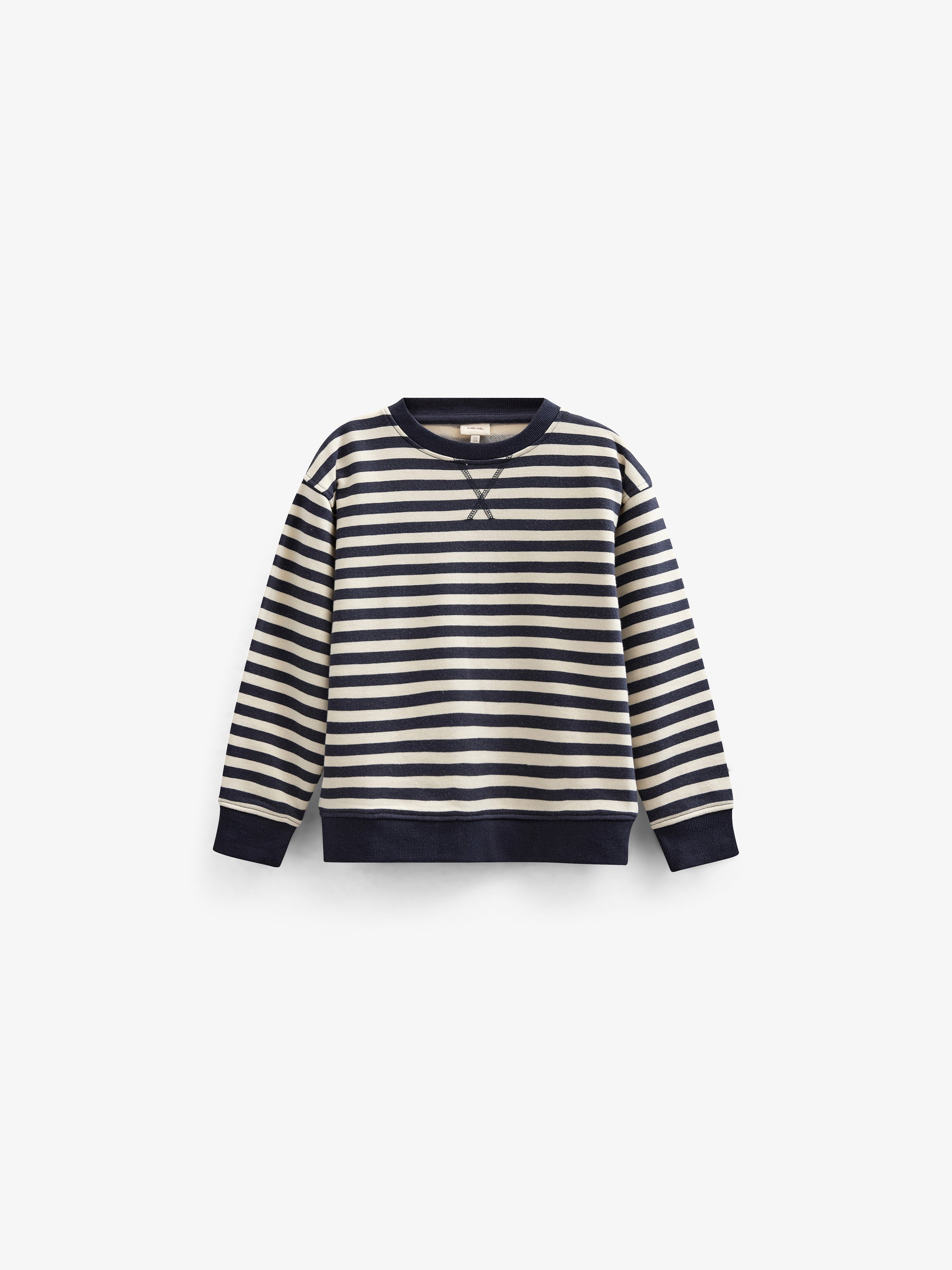 Gestreiftes Crewneck Sweatshirt - Kids - Navy Stripe | 101344 Cole