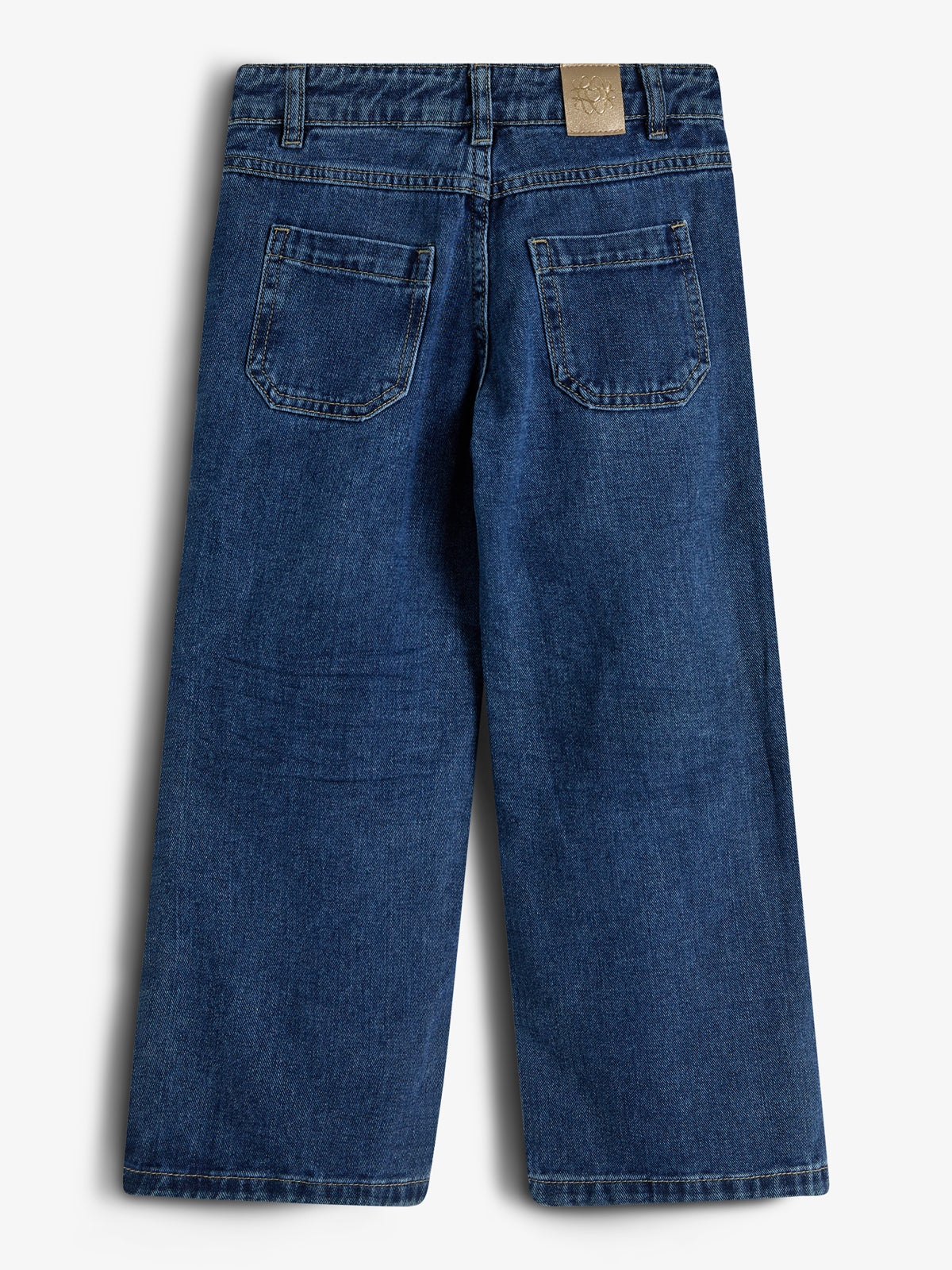 Jeans mit weitem Bein - Kids - Dark Blue Denim