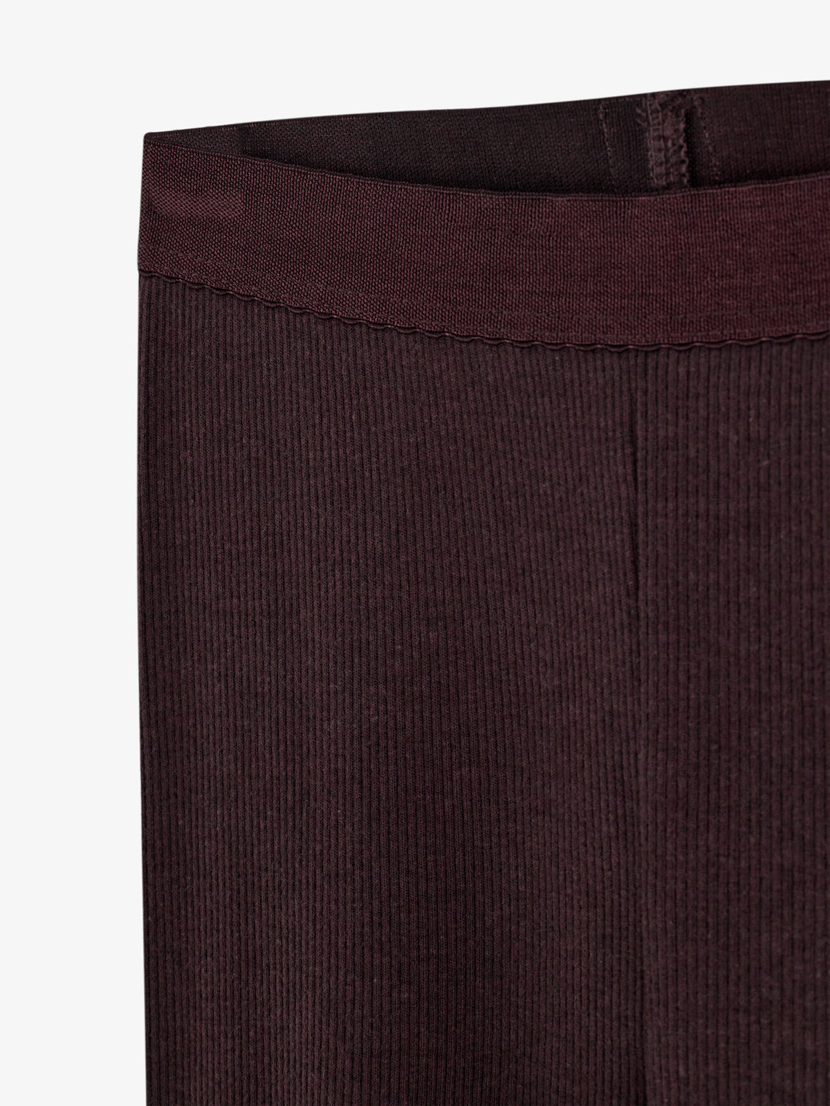 Basic Modal-Ripp-Leggings - Kids - Dark Purple
