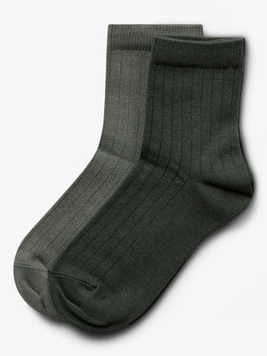Socken 2er-Pack - Kids - Green/Dark Green