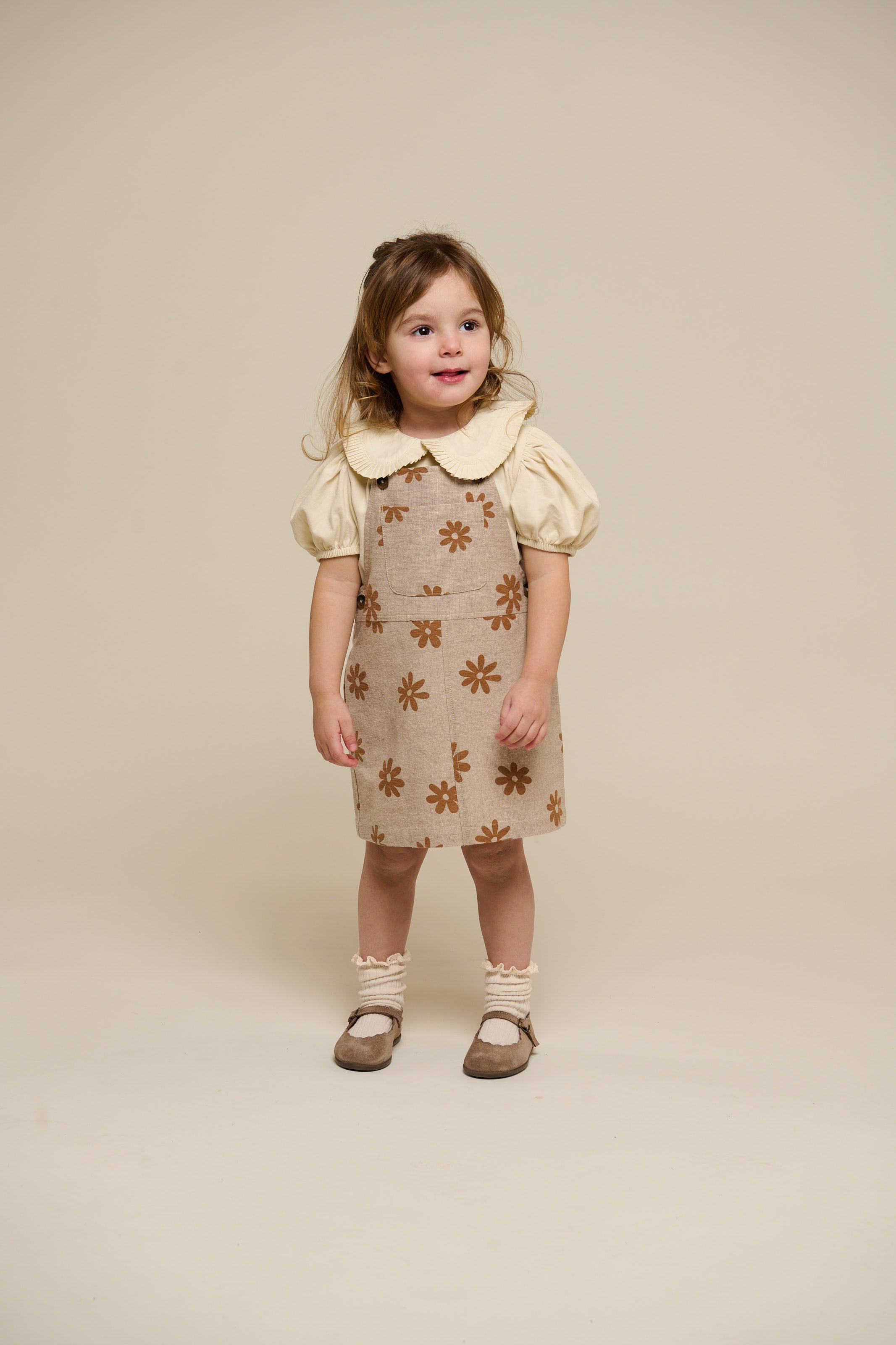 Jerseybluse mit Kragen - Kids - OffWhite | 101277 Nini