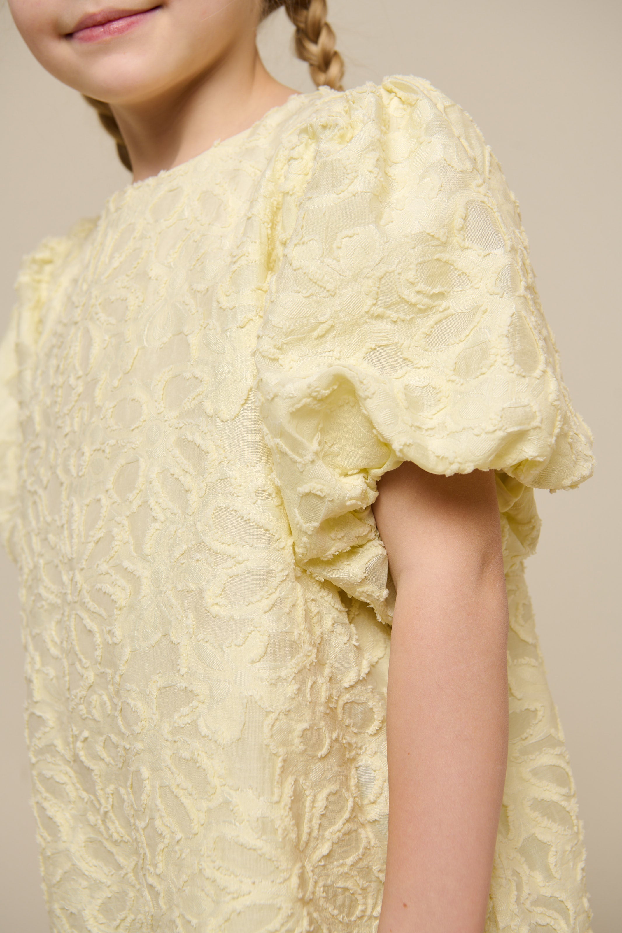 Jacquard-Kleid aus Baumwollmischung - Tween - Sunlight | 100993 Giselle