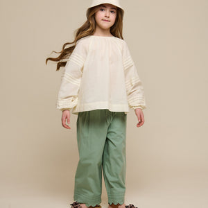 Langärmelige Bluse - Tween - Offwhite | 100989 Willa