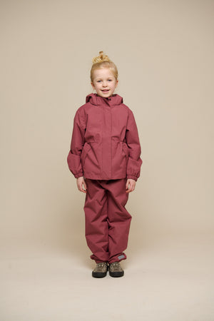 Shell Jacke mit Kordelzug - Tween - Vintage Red | 100496 Lucy