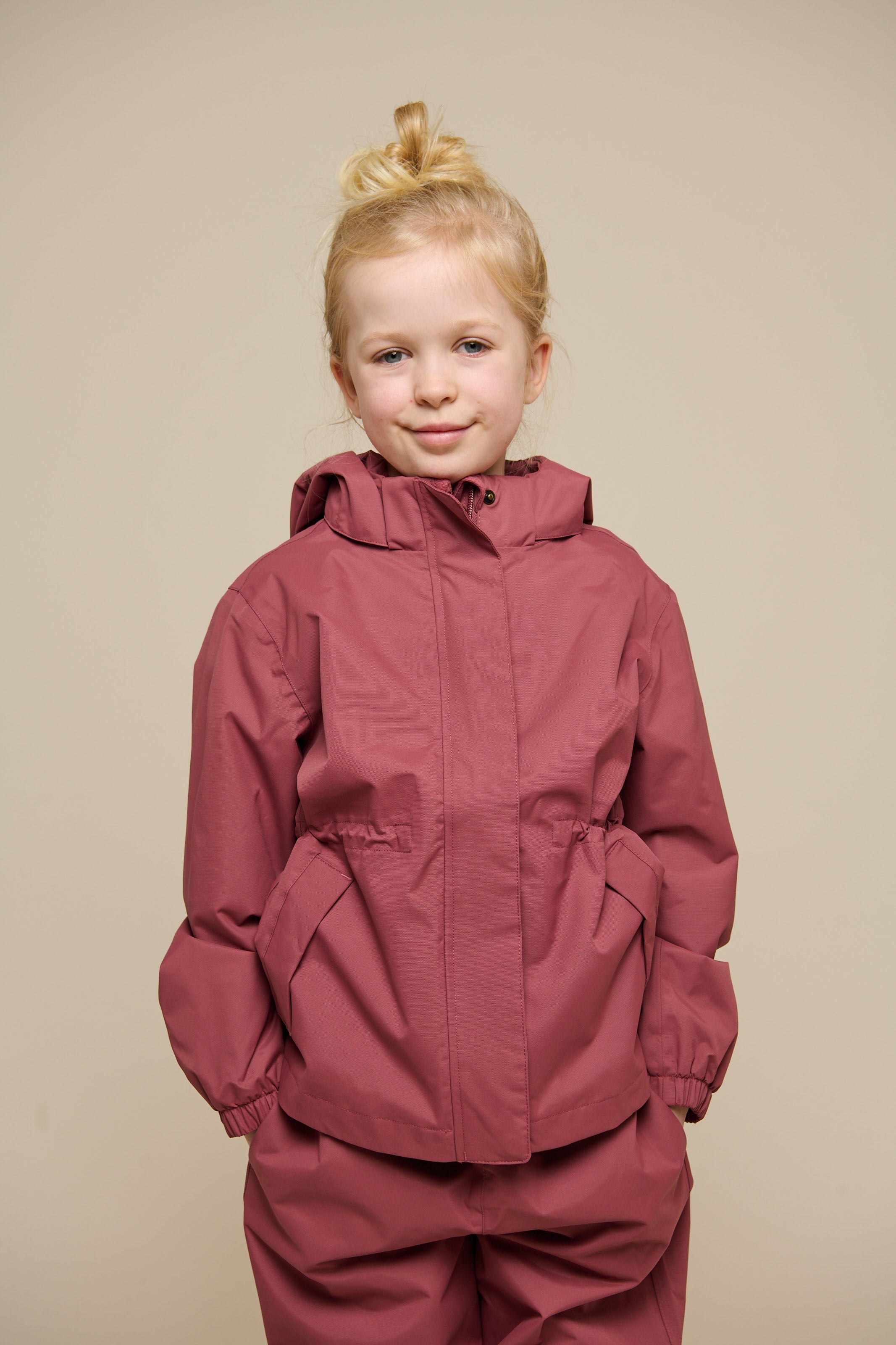 Shell Jacke mit Kordelzug - Tween - Vintage Red | 100496 Lucy