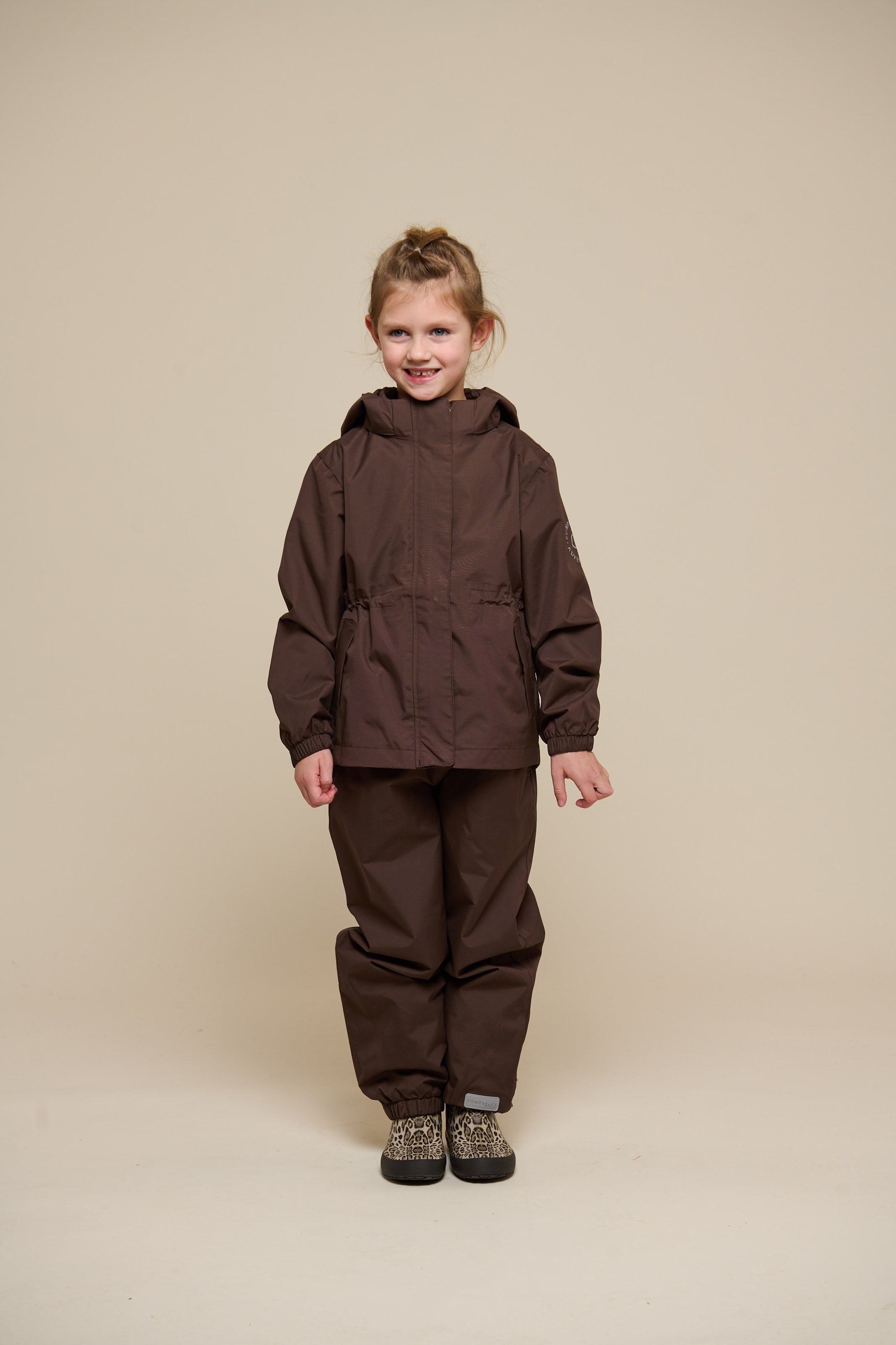 Shell Jacke mit Kordelzug - Tween - Chocolate | 100498 Lucy