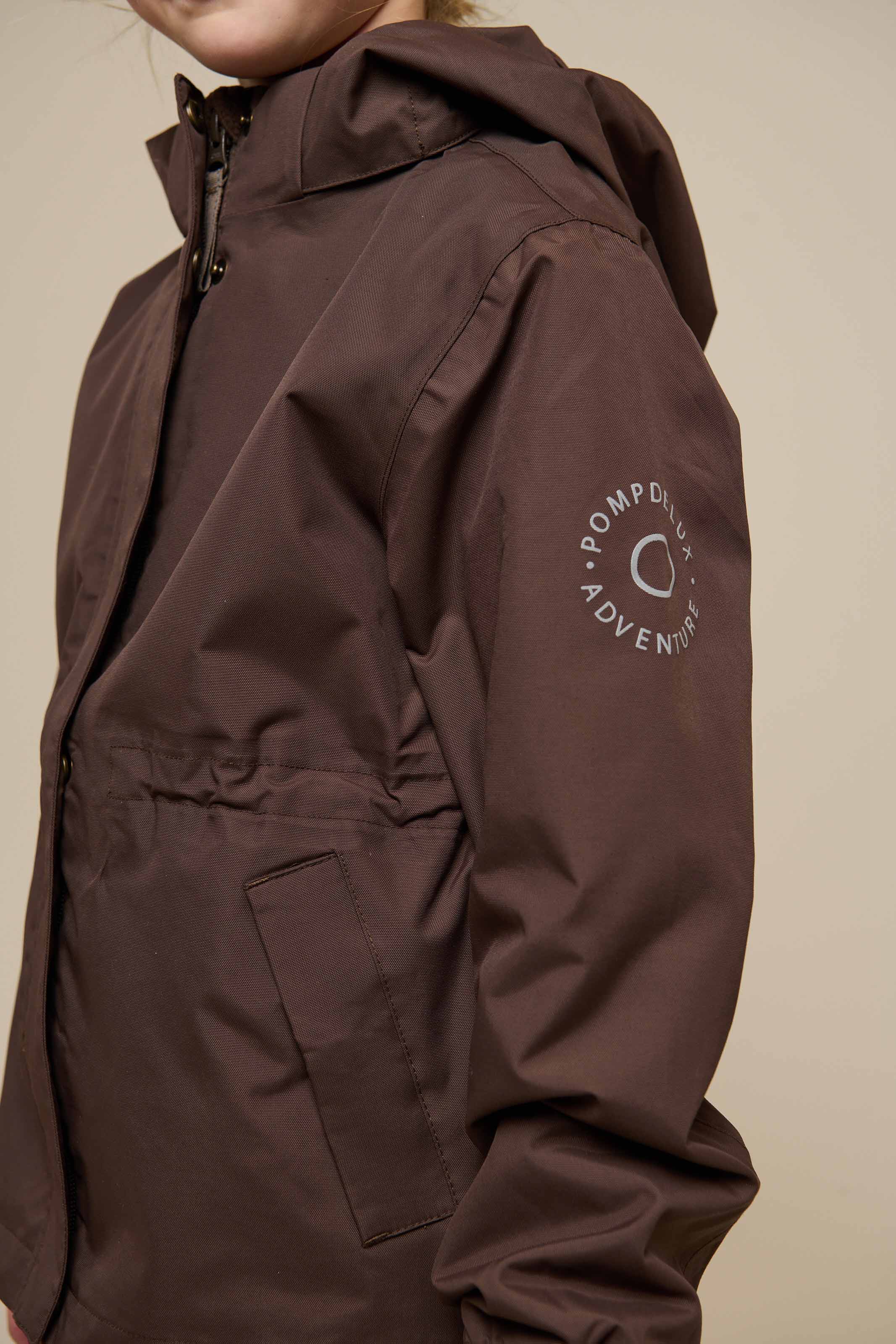 Shell Jacke mit Kordelzug - Tween - Chocolate | 100498 Lucy