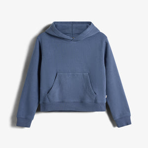 Gekürzter Hoodie - Tweens - Vintage Blue