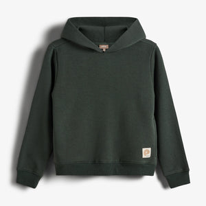 Kapuzenpulli mit Seitentasche - Tweens - Dark Green