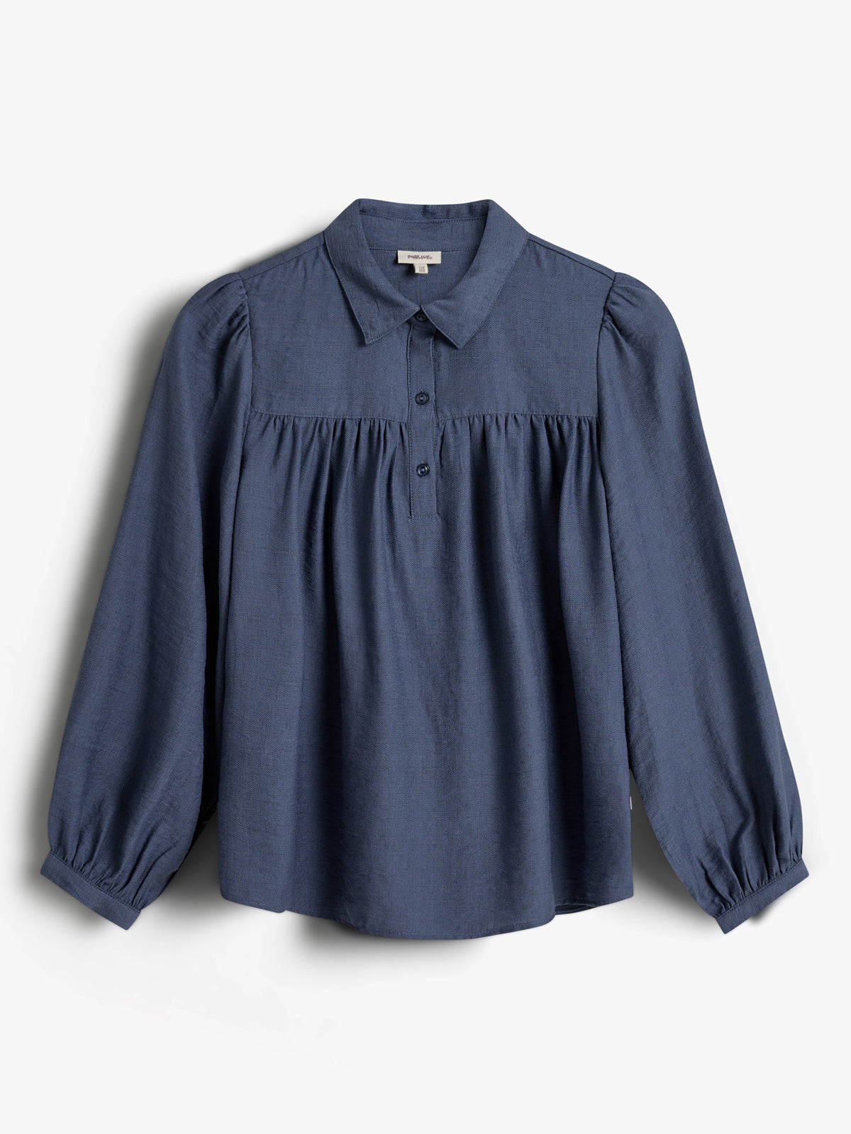 Bluse mit Hemdkragen - Tweens - Vintage Blue