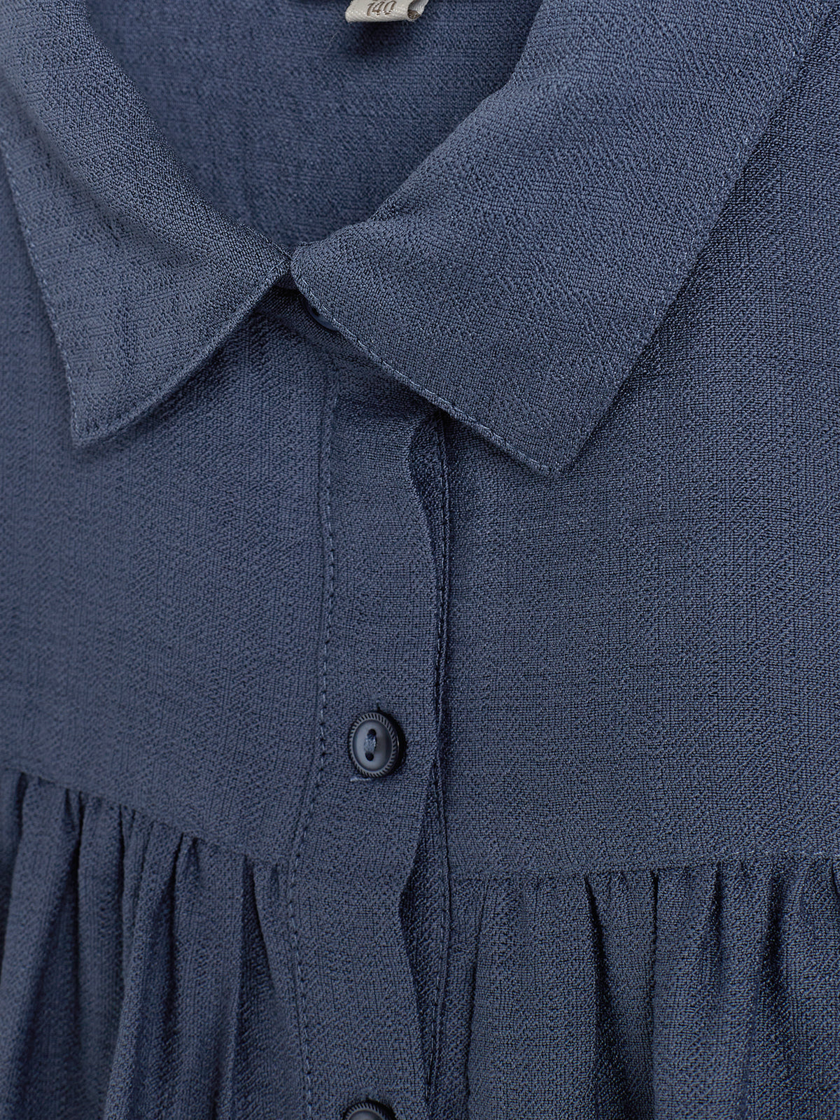 Bluse mit Hemdkragen - Tweens - Vintage Blue