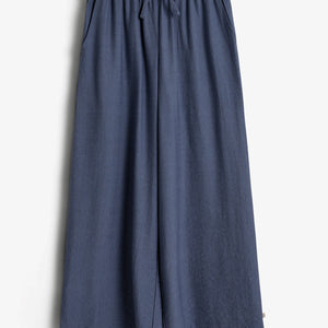 Fluid Wide Trousers - Tweens - Vintage Blue
