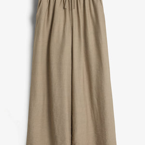 Fluid Wide Trousers - Tweens - Dark Beige