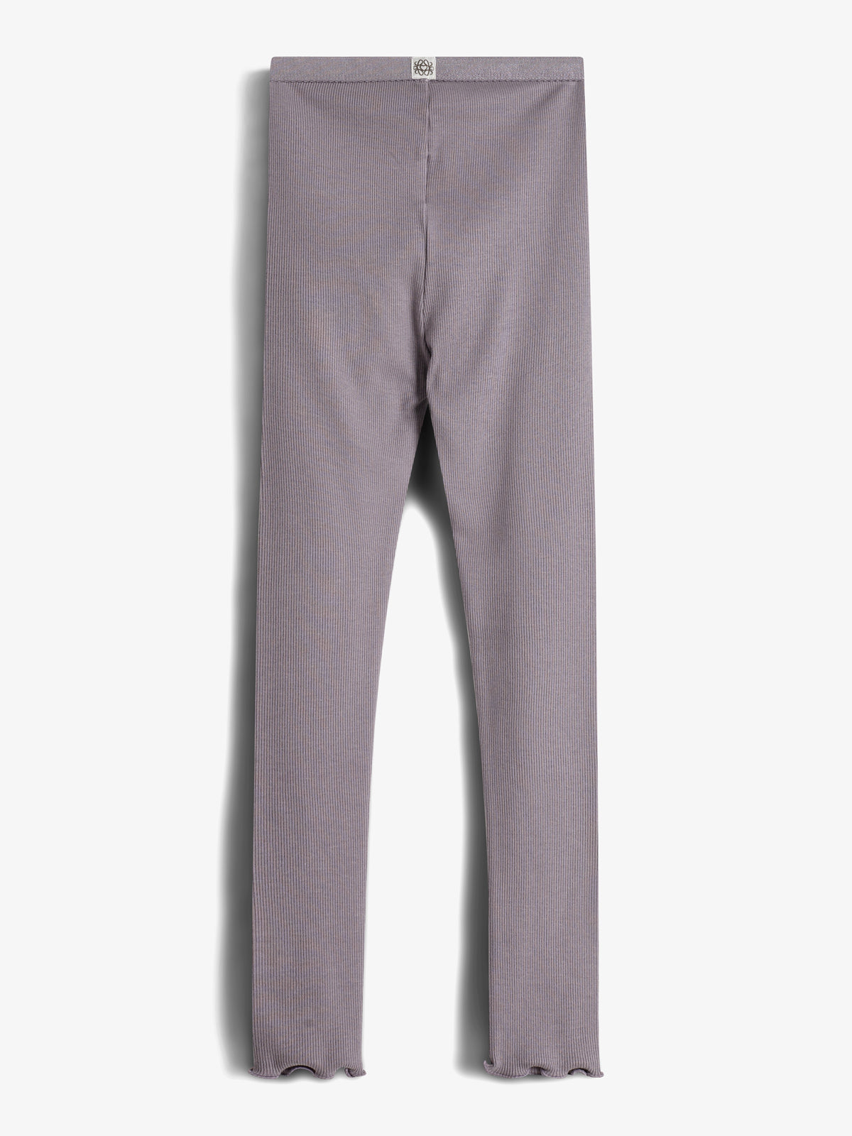 Basic Modal-Ripp-Leggings - Tweens - Dusty Purple