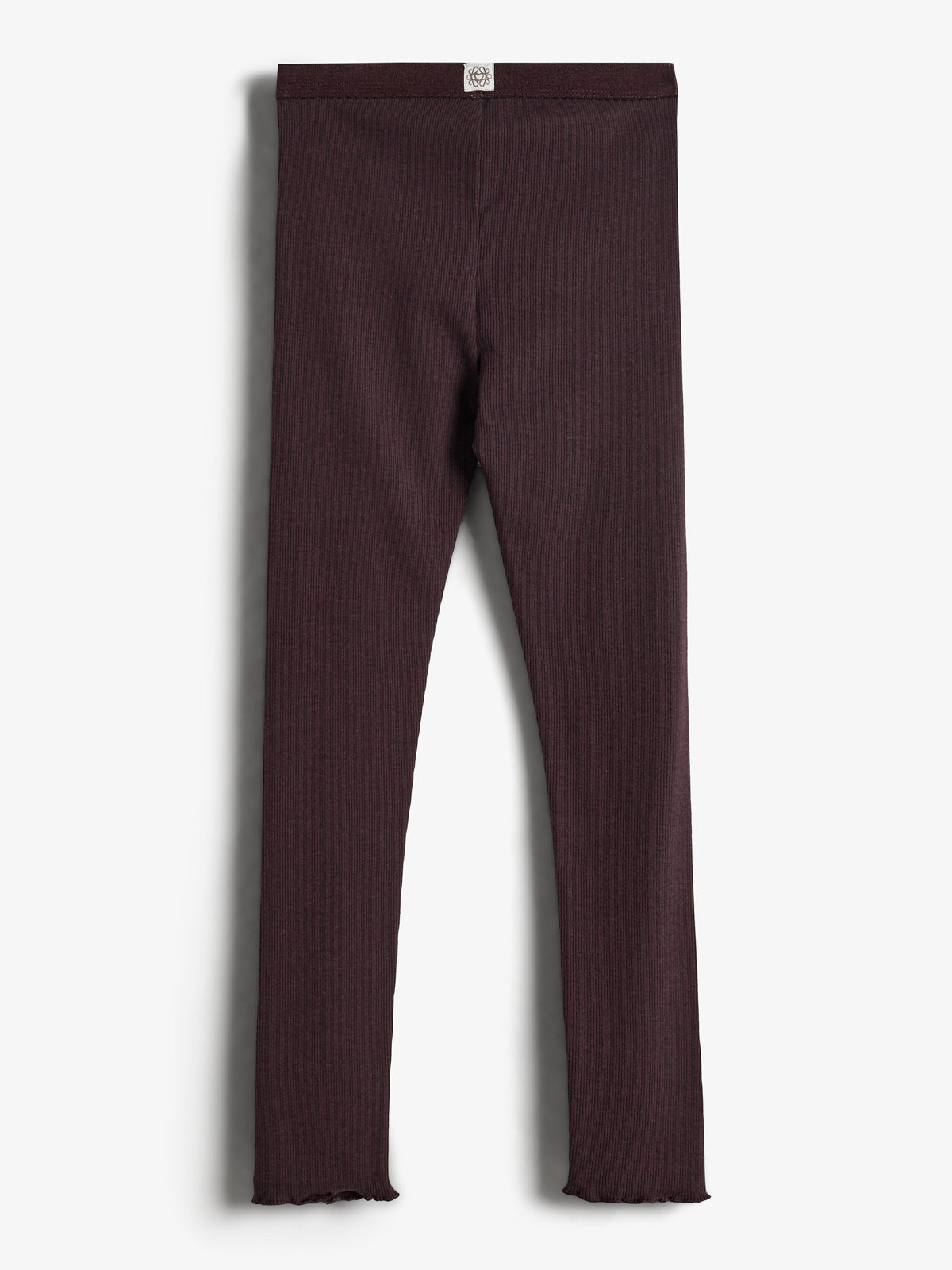 Basic Modal-Ripp-Leggings - Tweens - Dark Purple