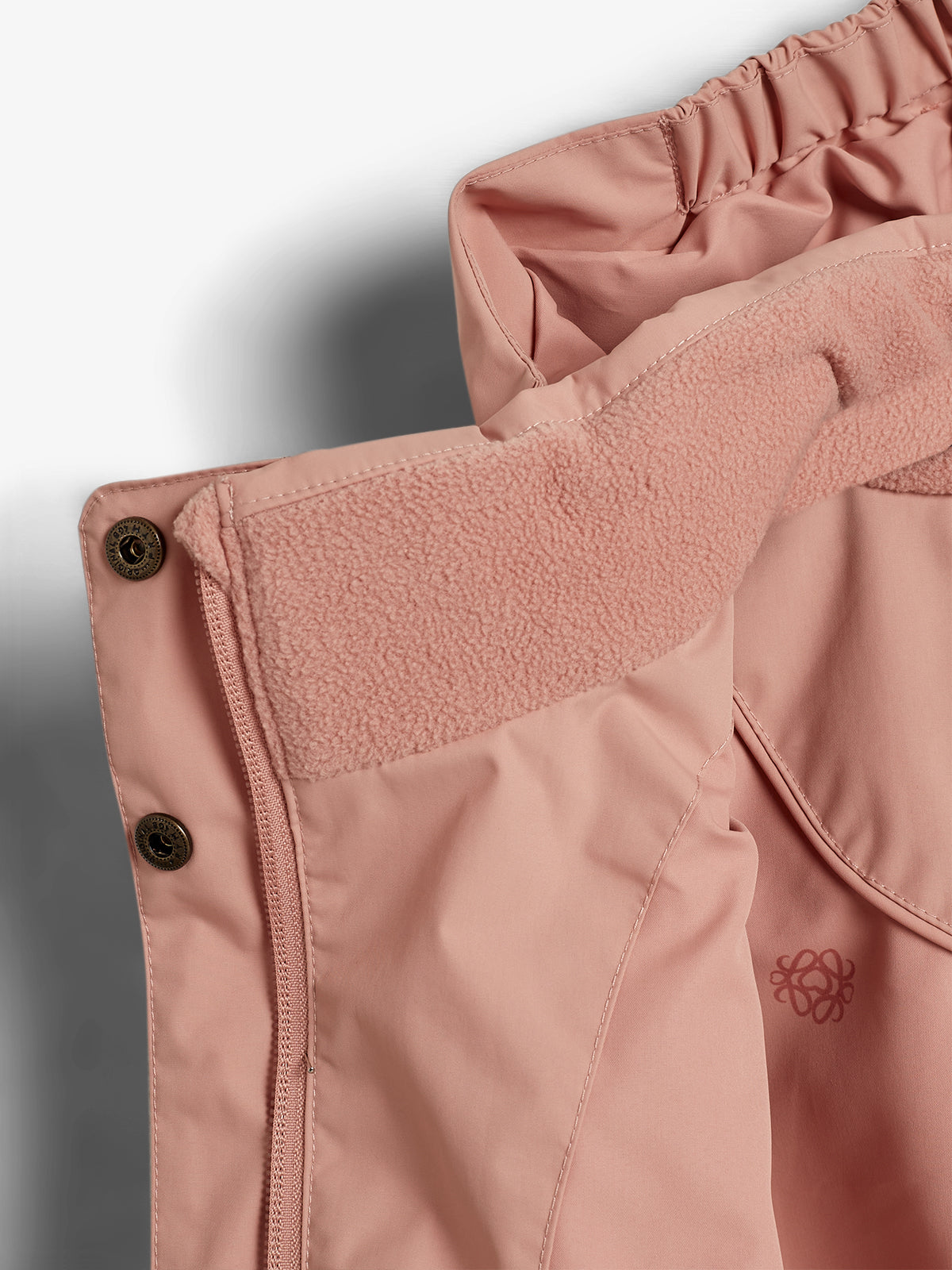 Regenjacke mit Kordelzug - Tweens - Dusty Rose