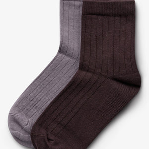 Socken 2er-Pack - Tweens - Dusty Purple/Dark Purple