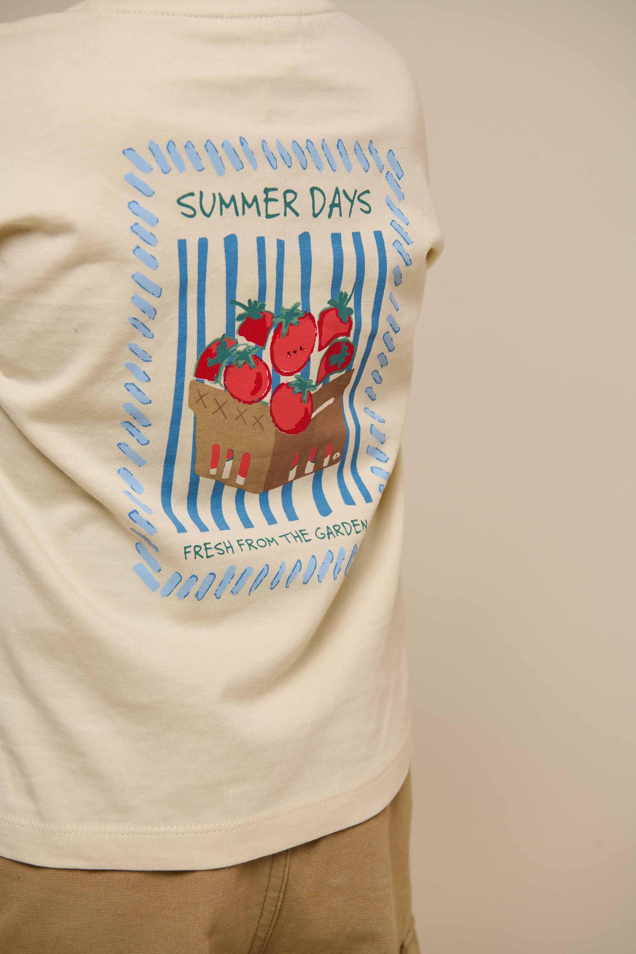 Sommer-Tage T-Shirt - Tween - Offwhite | 101337 Milan