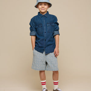 Jeanshemd - Tween - Dark Blue Denim | 100369 Delhi