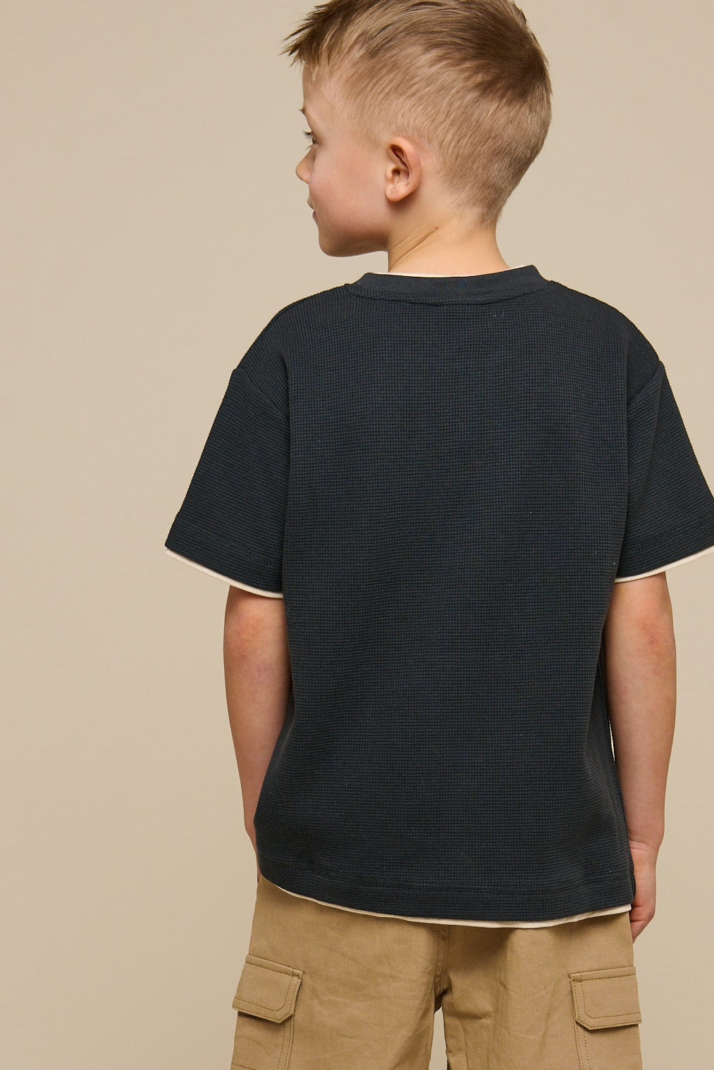 Texturiertes T-Shirt - Tween - Forest Green | 100714 Malthe