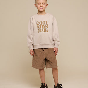 Pull-On Cord Shorts - Tween - Khaki | 101103 Tobias