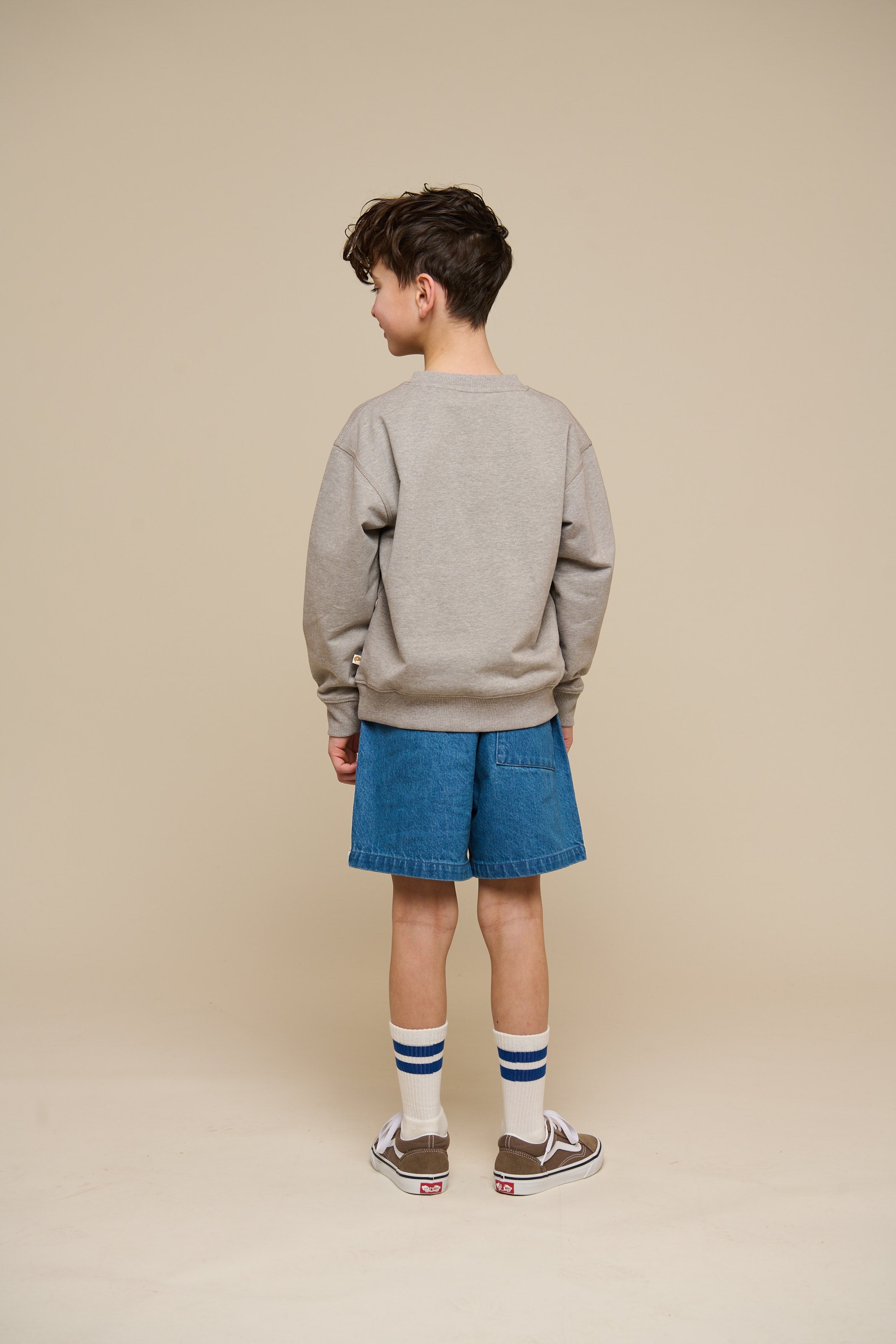 Crewneck-Sweatshirt - Tween - Grey melange | 101162 Nathan