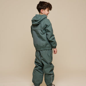 Shell Jacke mit Path-Tasche - Tween - Dusty Dark Green | 100502 Luke