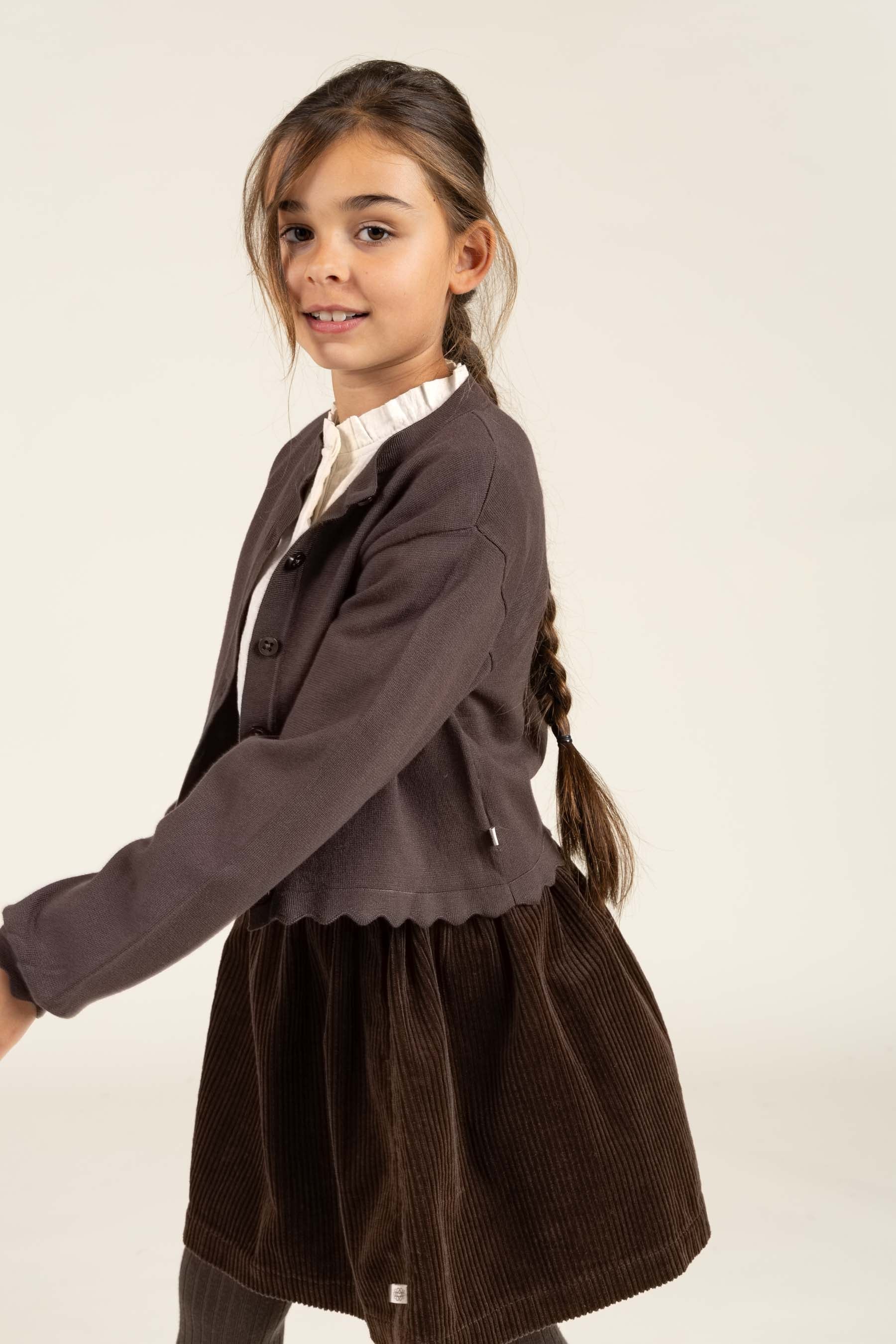 Strickjacke - Tween - Chocolate | 100827 Nicole