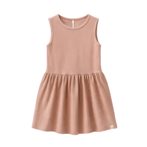Ärmelloses Kleis aus Modalripp - Kids - Rose Tan | 101296 Lottie