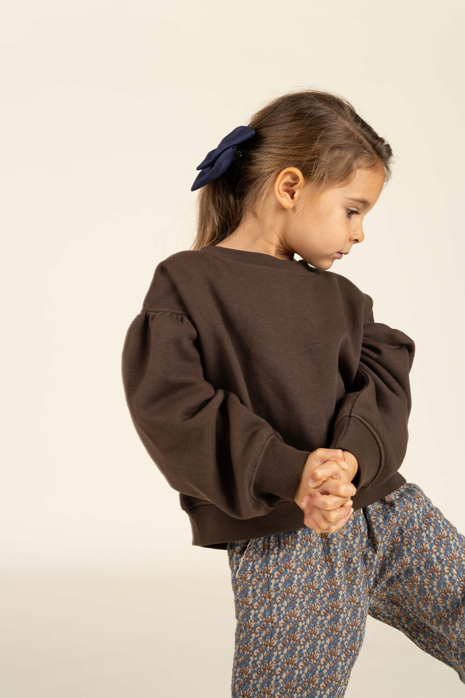 Bedruckte Doppelgaze-Hose - Kids - Blue / Brown | 100733 Maggie