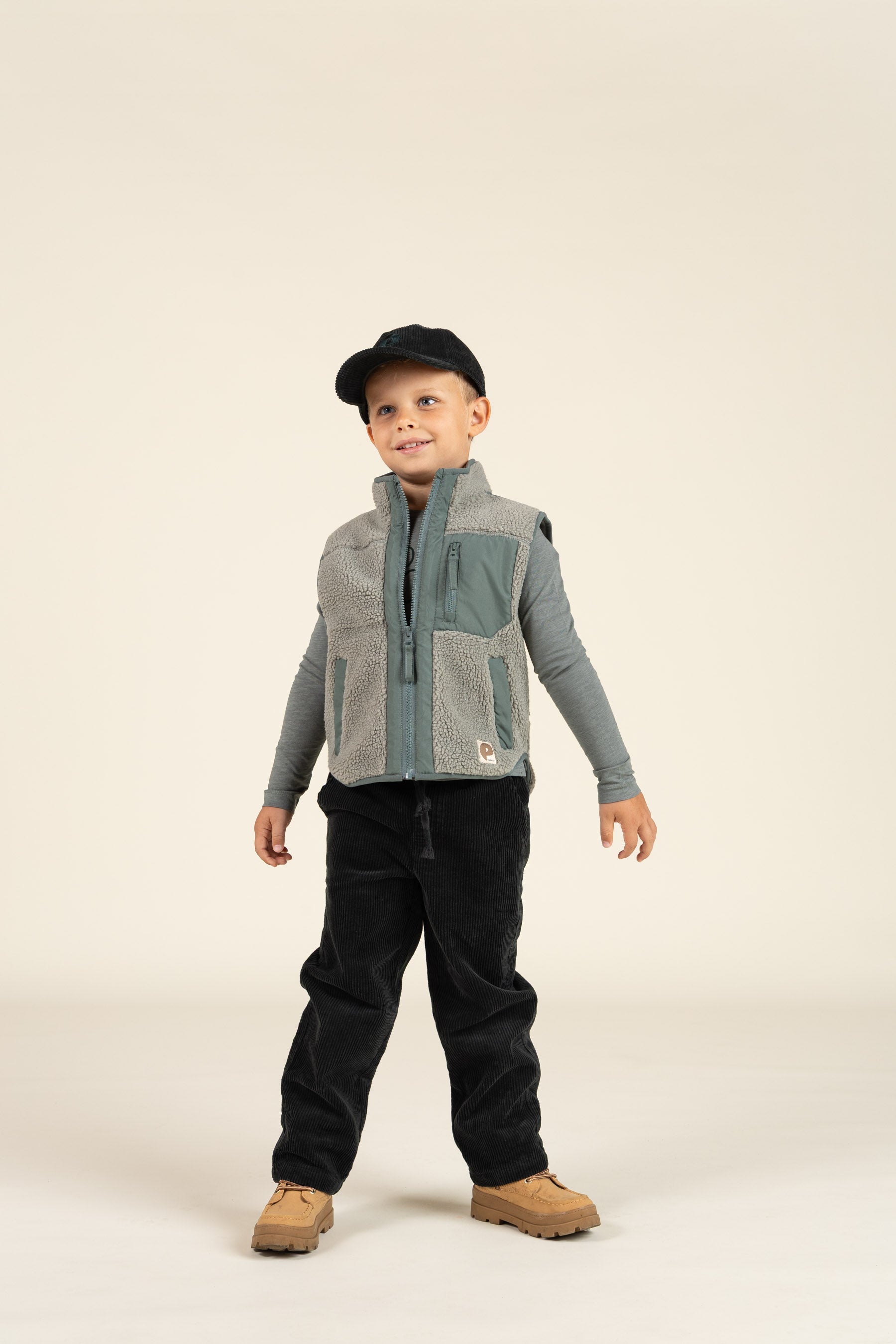 Teddyweste mit Reißverschluss - All - Dusty Green | 100635 Elliot