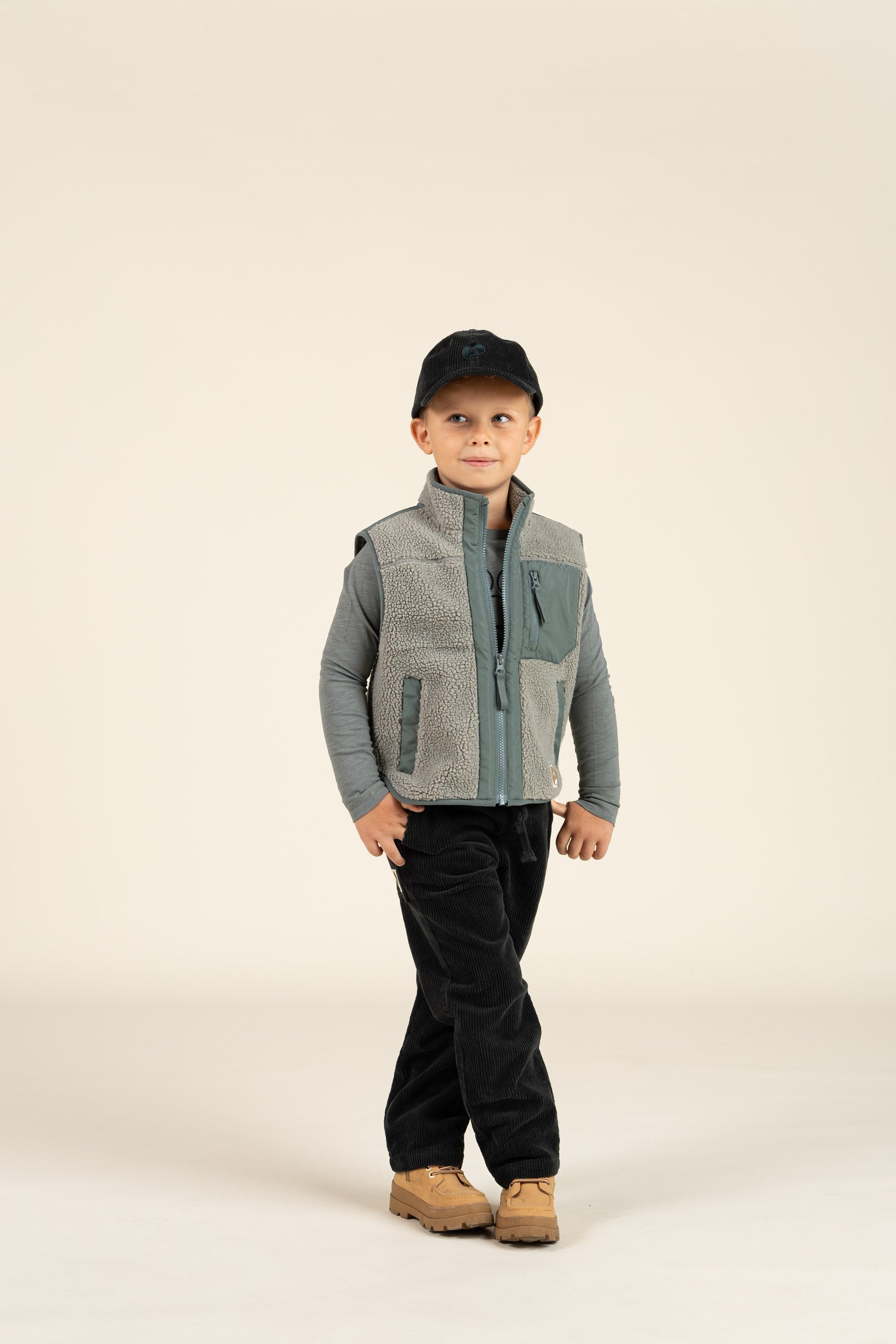Cord Pull-On-Hose mit Kordelzug - Kids - Forest Green | 100600 Jace