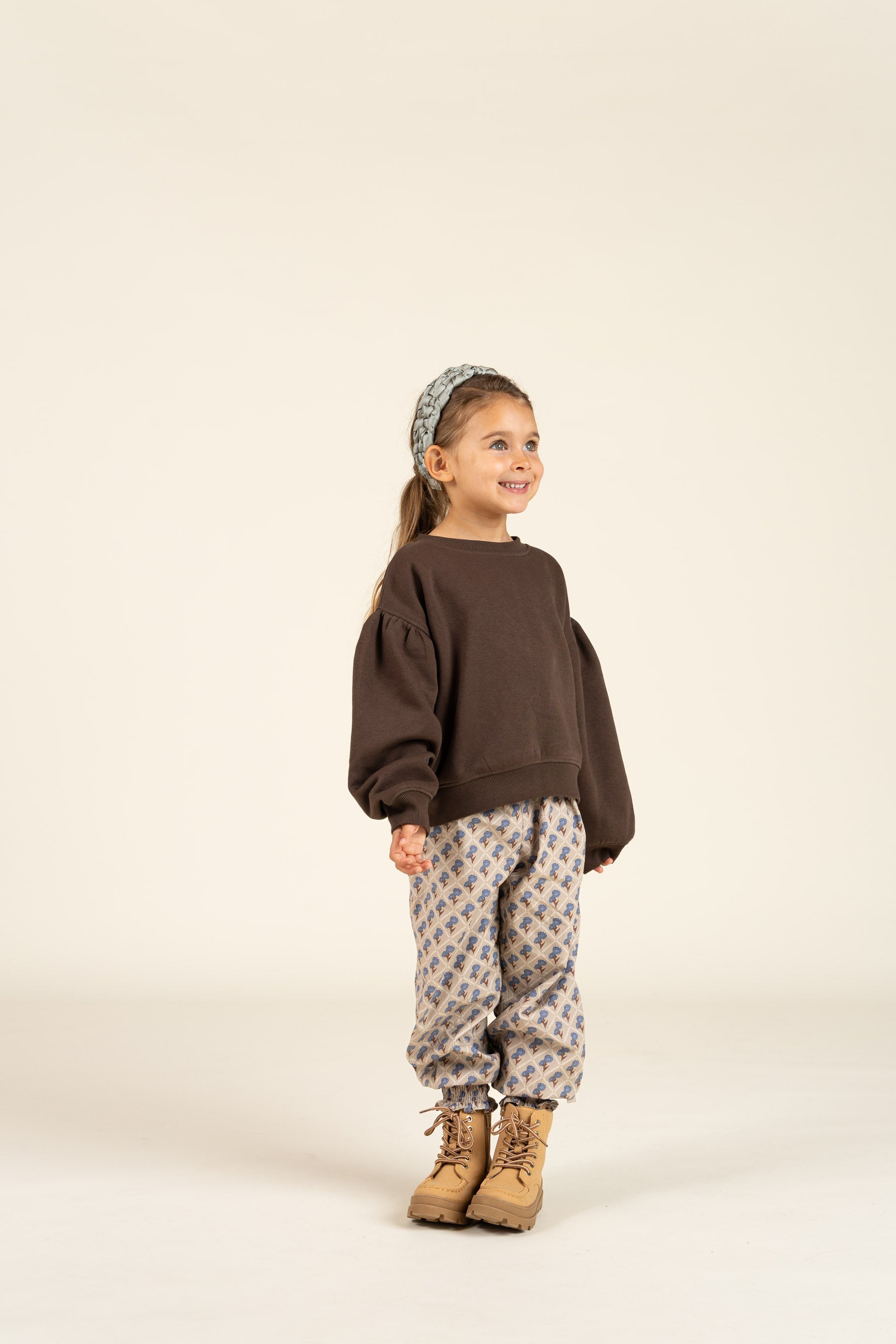 Sweatshirt mit Schleifendetail - Kids - Chocolate | 100814 Ruth