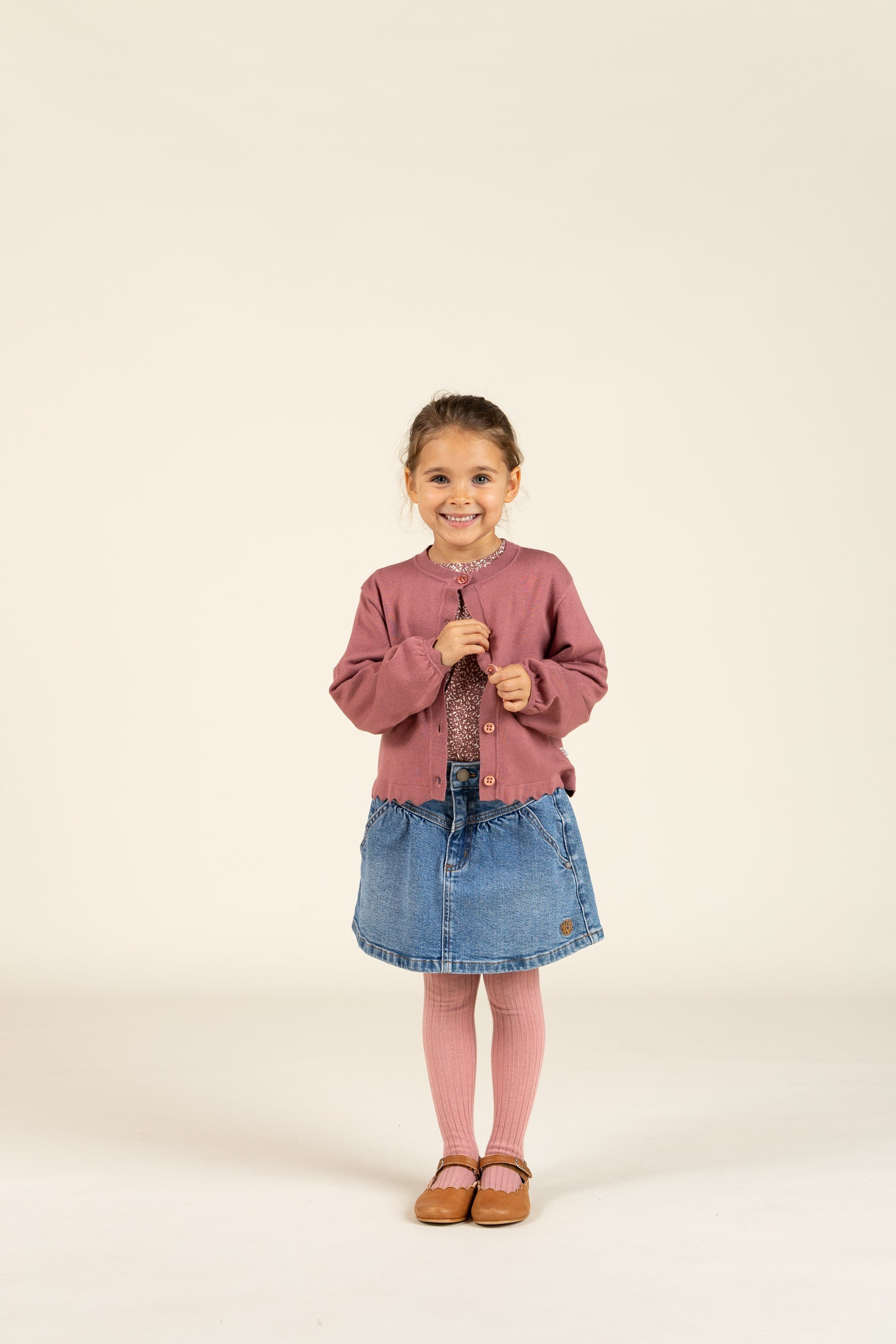 Strickjacke - Kids - Vintage Red | 100828 Nicole