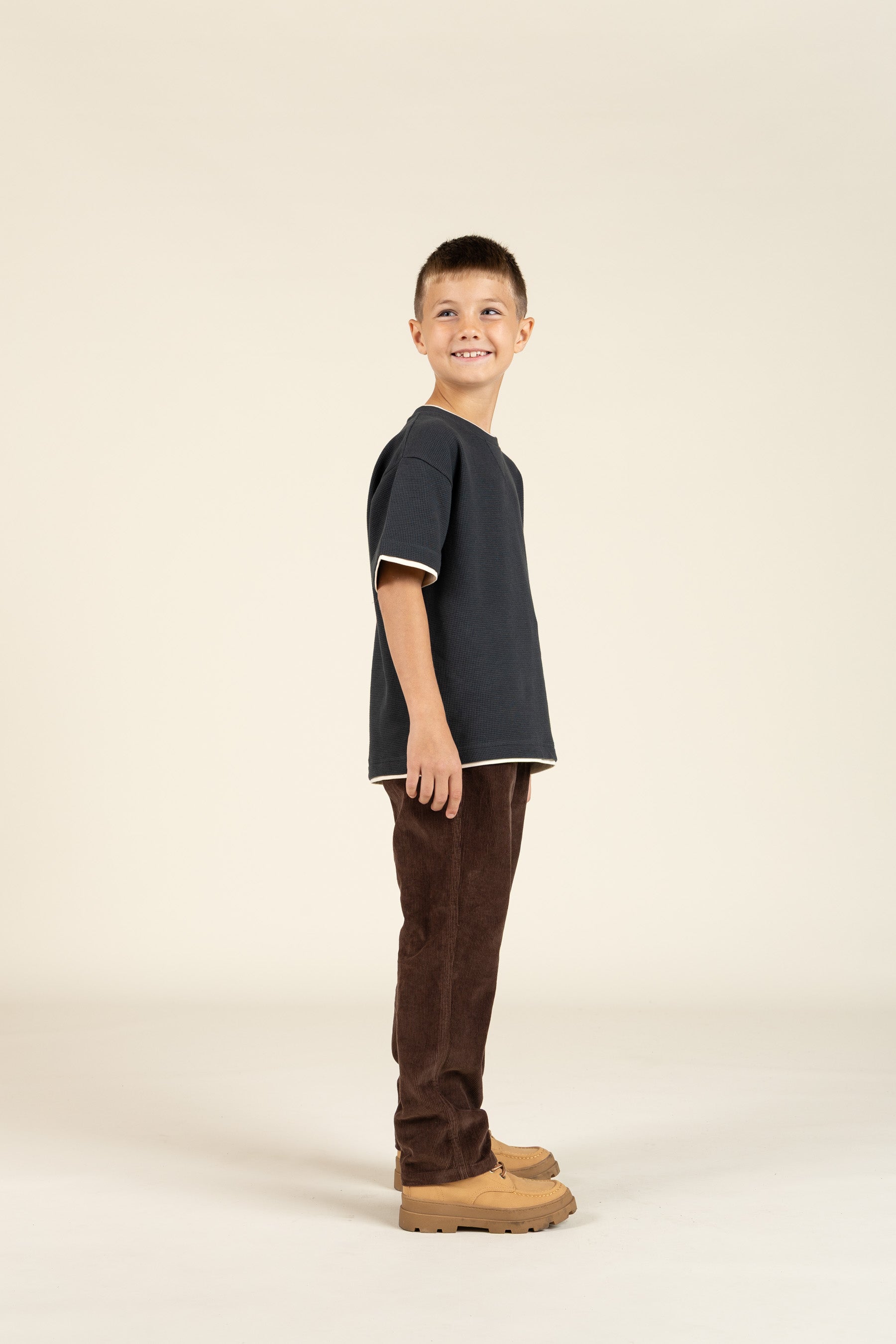 Texturiertes T-Shirt - Tween - Forest Green | 100714 Malthe