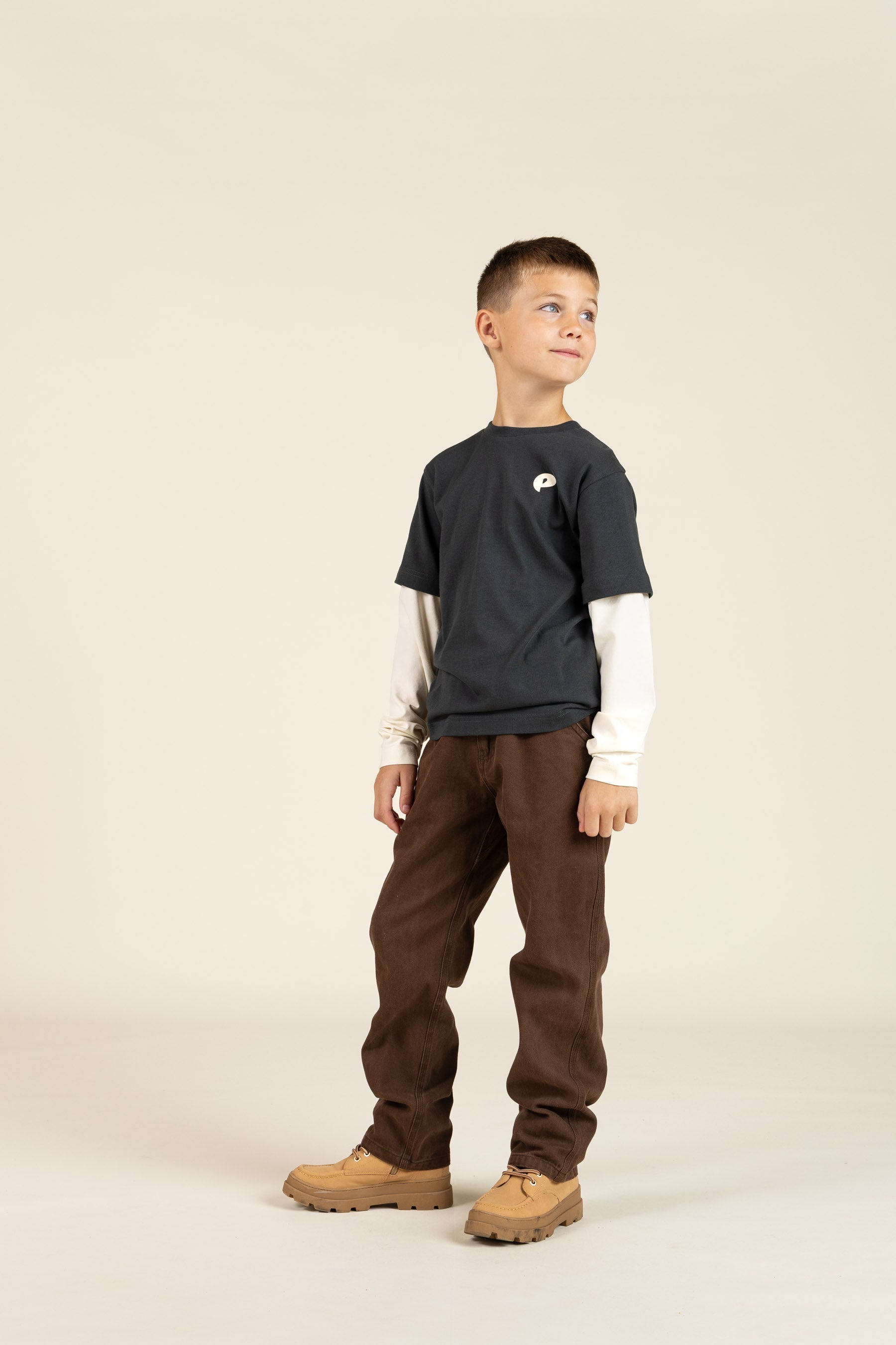 Boxy-T-Shirt mit zwei Ärmeln - Tween - Forest Green | 100841 Alex